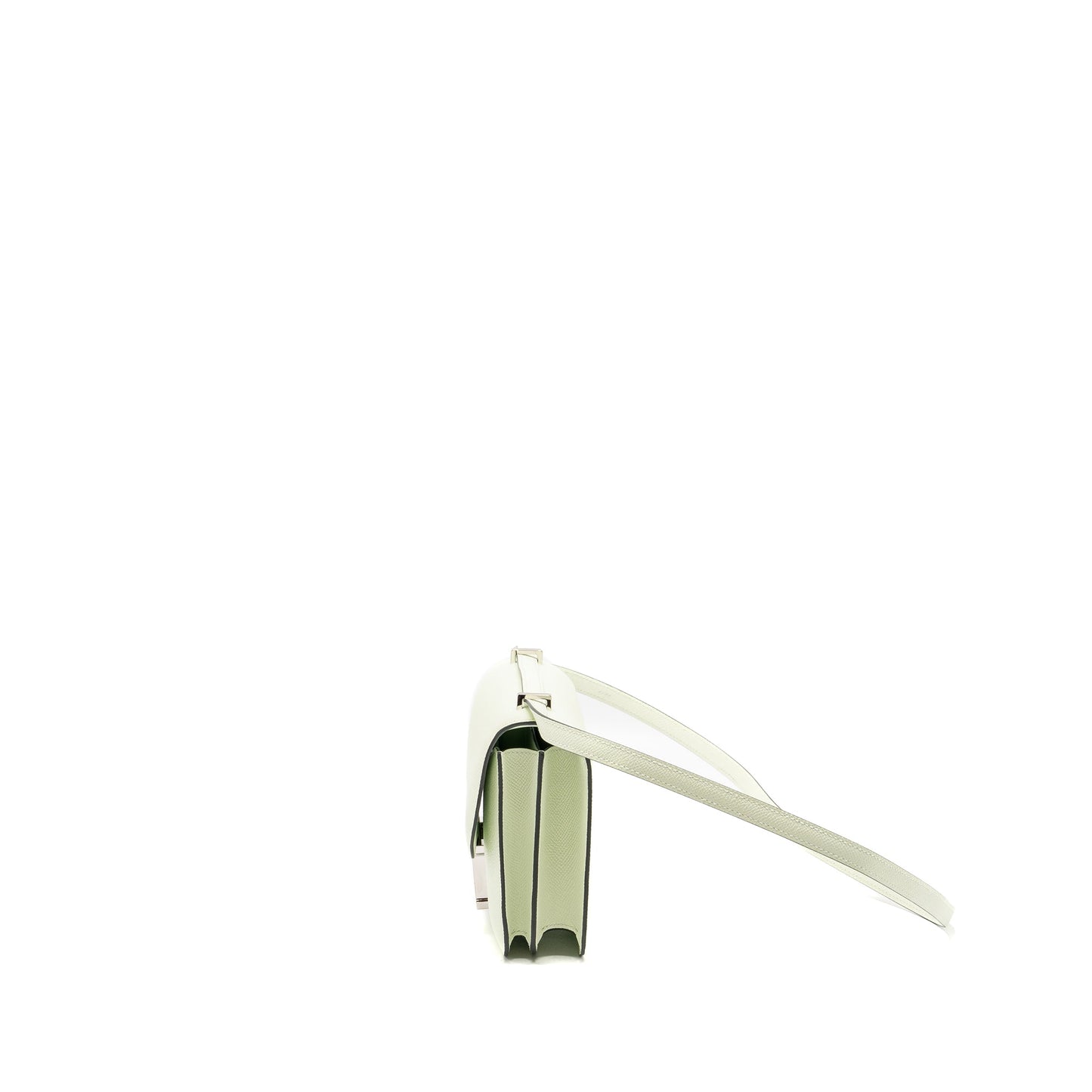 Hermes Mini Constance Epsom Vert Fizz SHW Stamp U
