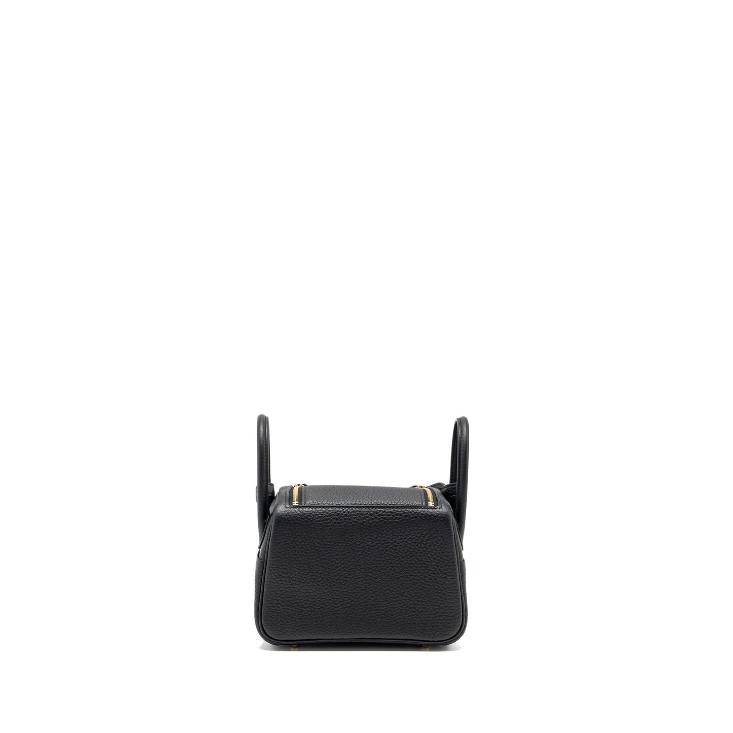 Hermes mini Lindy clemence black GHW Stamp B