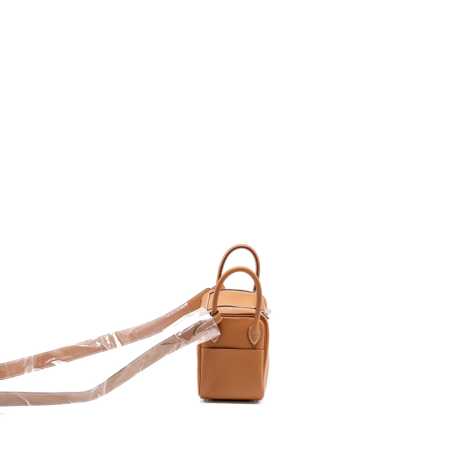 HERMES MINI Lindy clemence gold SHW Stamp B