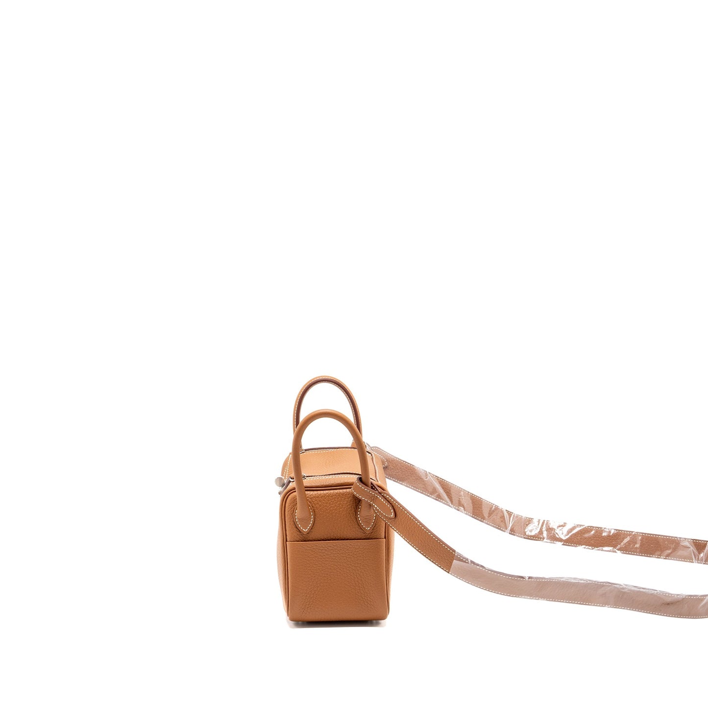 HERMES MINI Lindy clemence gold SHW Stamp B
