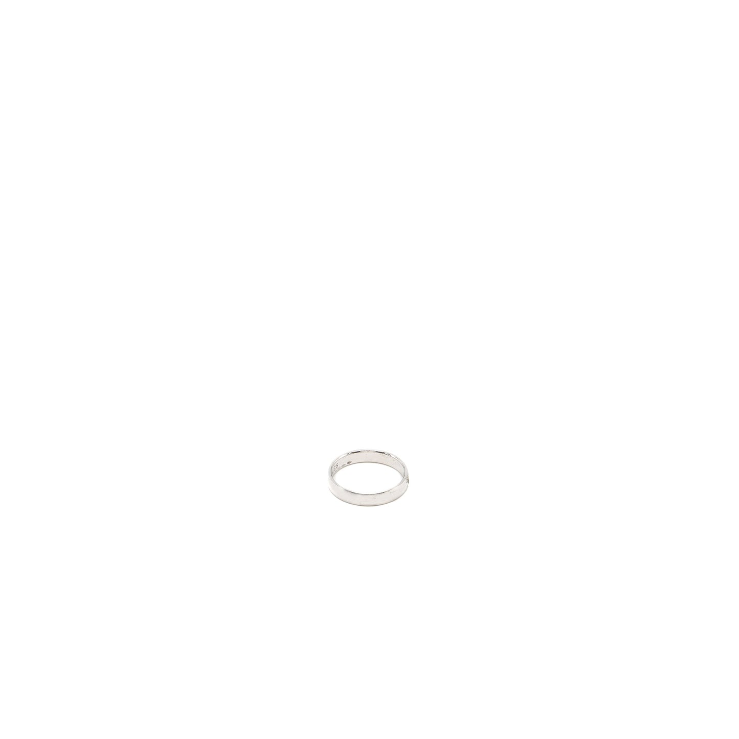 Hermes size 55 ever herakles wedding band white gold, diamonds