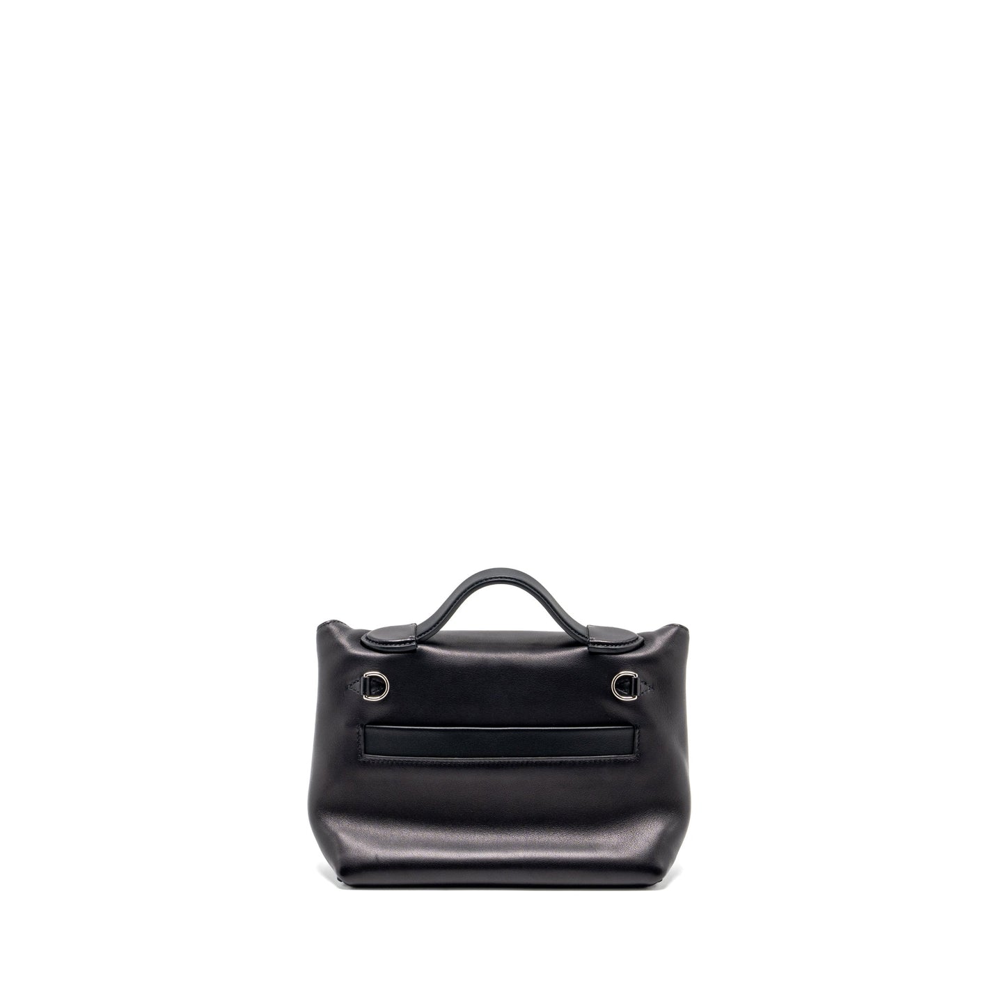 Hermes Mini 24/24 2424-21 Bag Swift Black SHW Stamp U