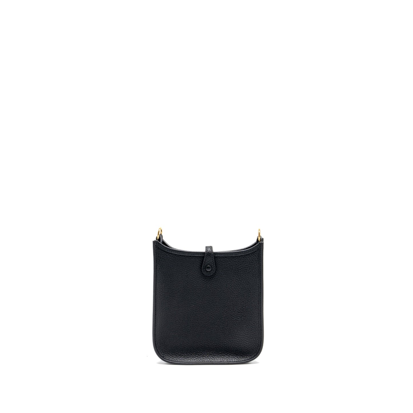 Hermes Mini Evelyne Clemence Black GHW Stamp B