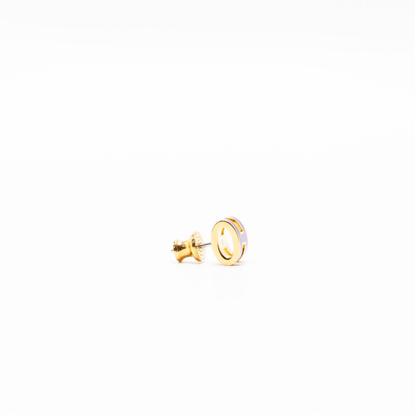 Hermes Mini Pop H Earrings Anemone GHW