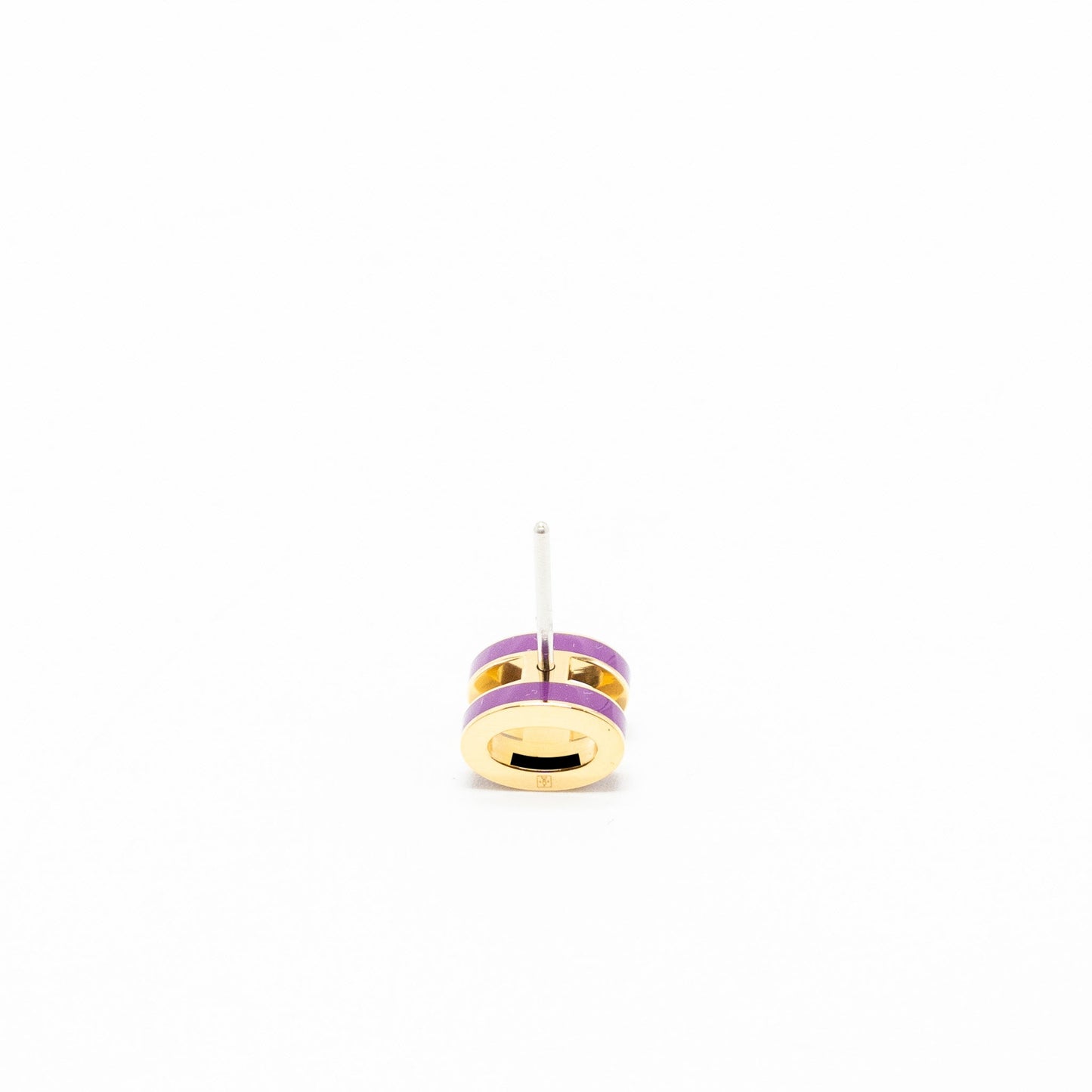 Hermes Mini Pop H Earrings Anemone GHW