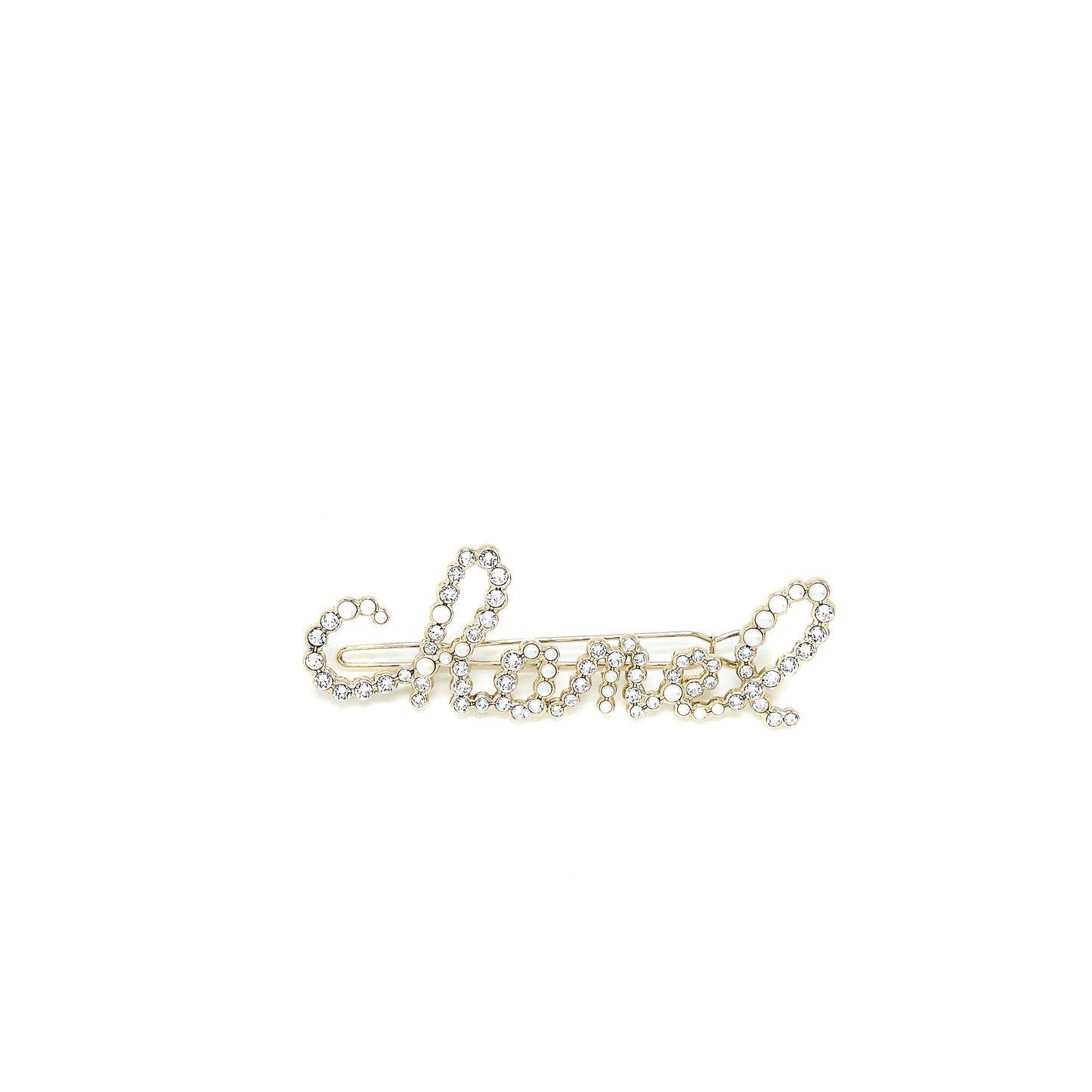 Chanel Pearl and Crystal Hair Clip