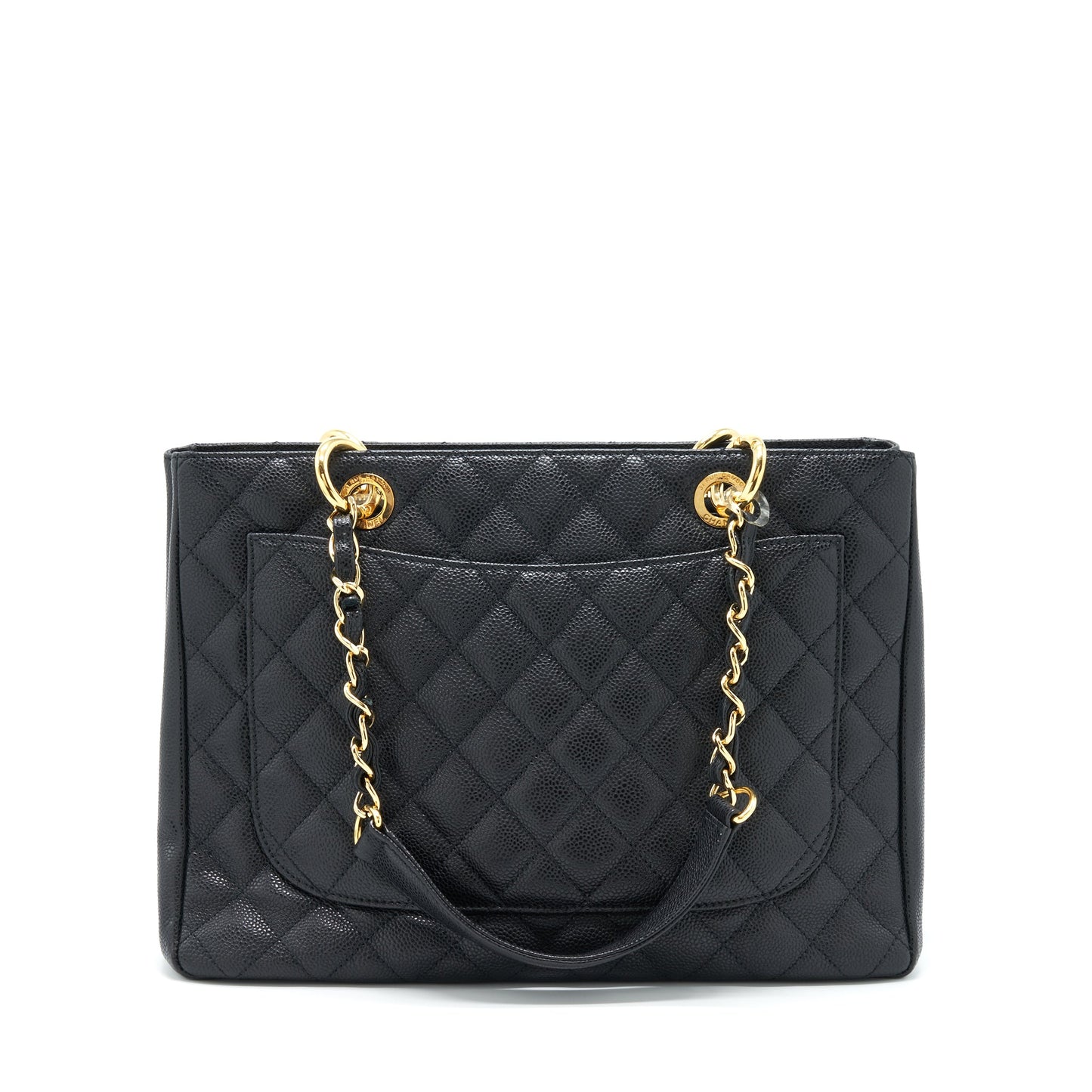 Chanel Grand Shopping Tote Bag Caviar Black GHW