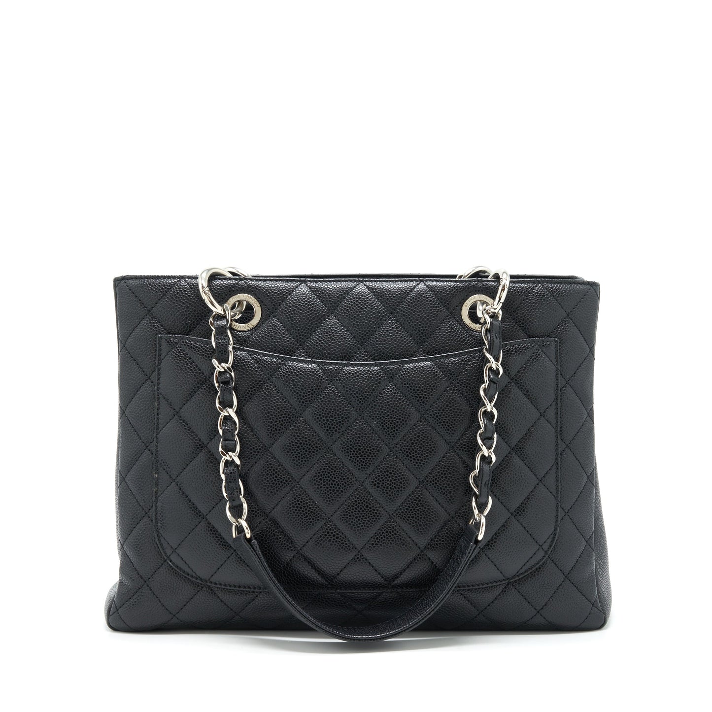 Chanel Grand Shopping Tote Bag Caviar Black SHW