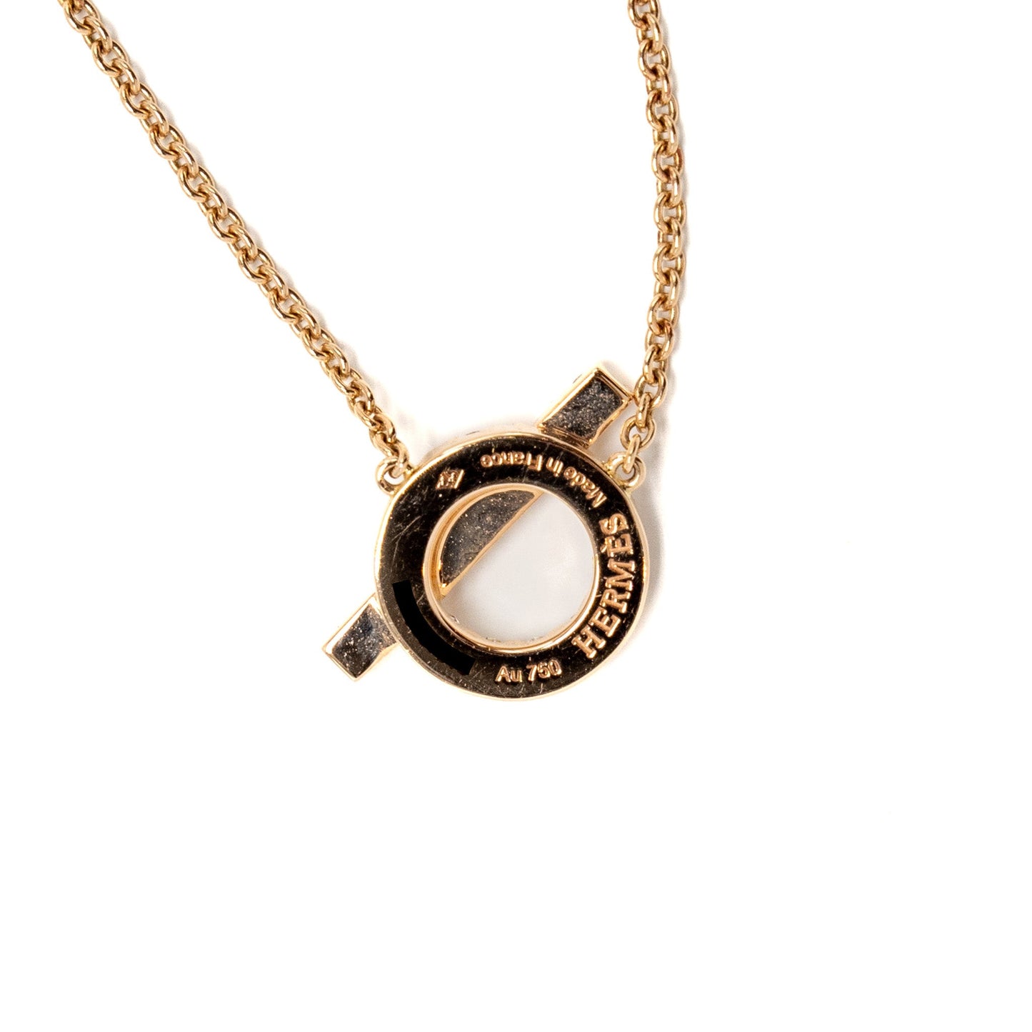 HERMES FINESSE Necklace Rose Gold, Diamonds