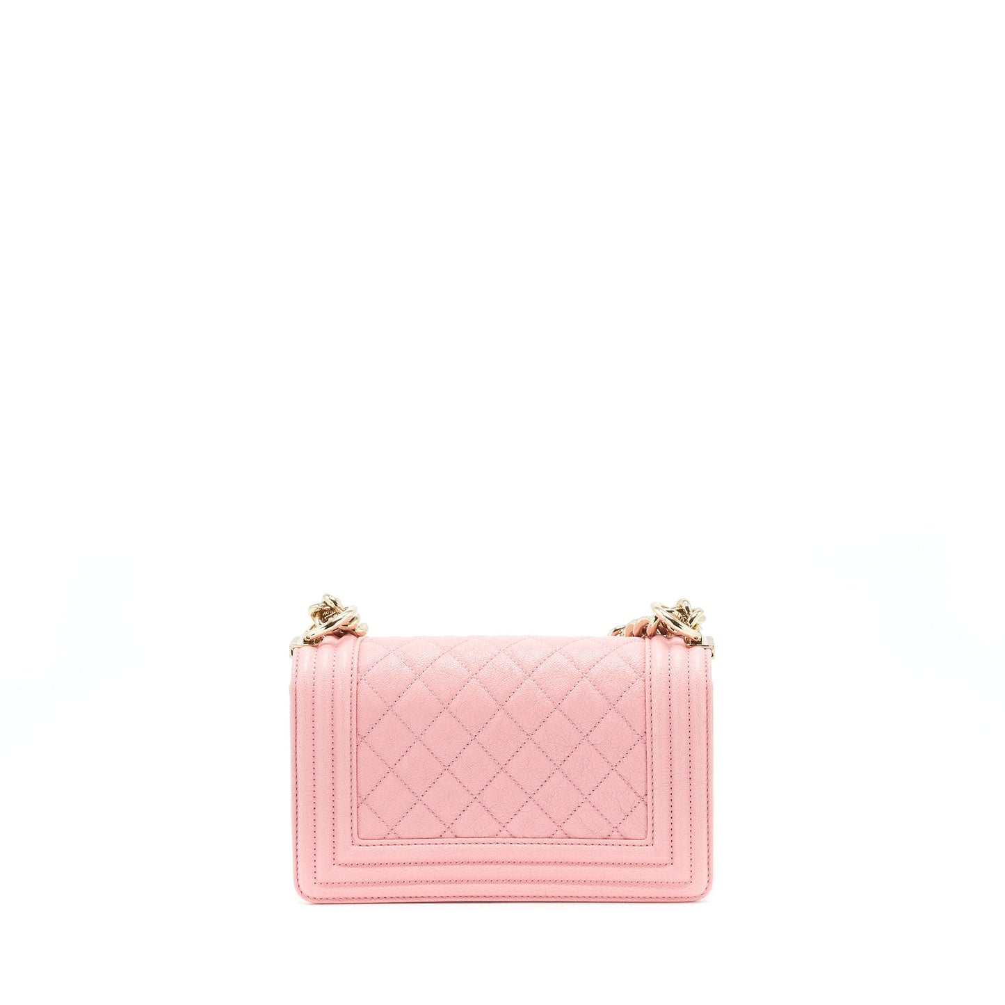 Chanel Small Boy Caviar Light Pink LGHW