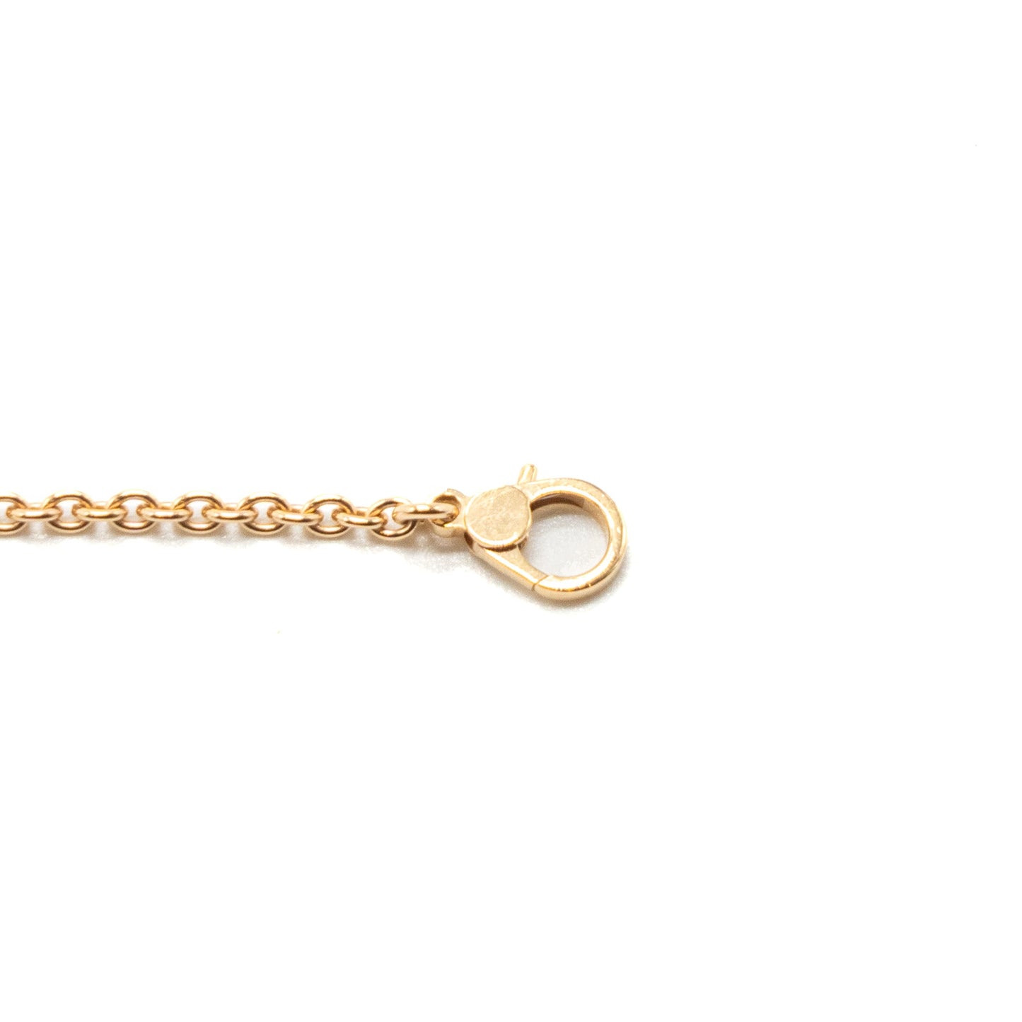 Hermes Size LG Finesse Bracelet Rose Gold With Diamonds