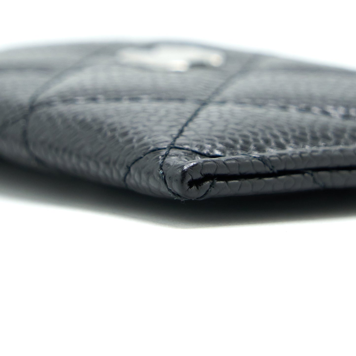 Chanel Classic Card Holder Caviar Black SHW