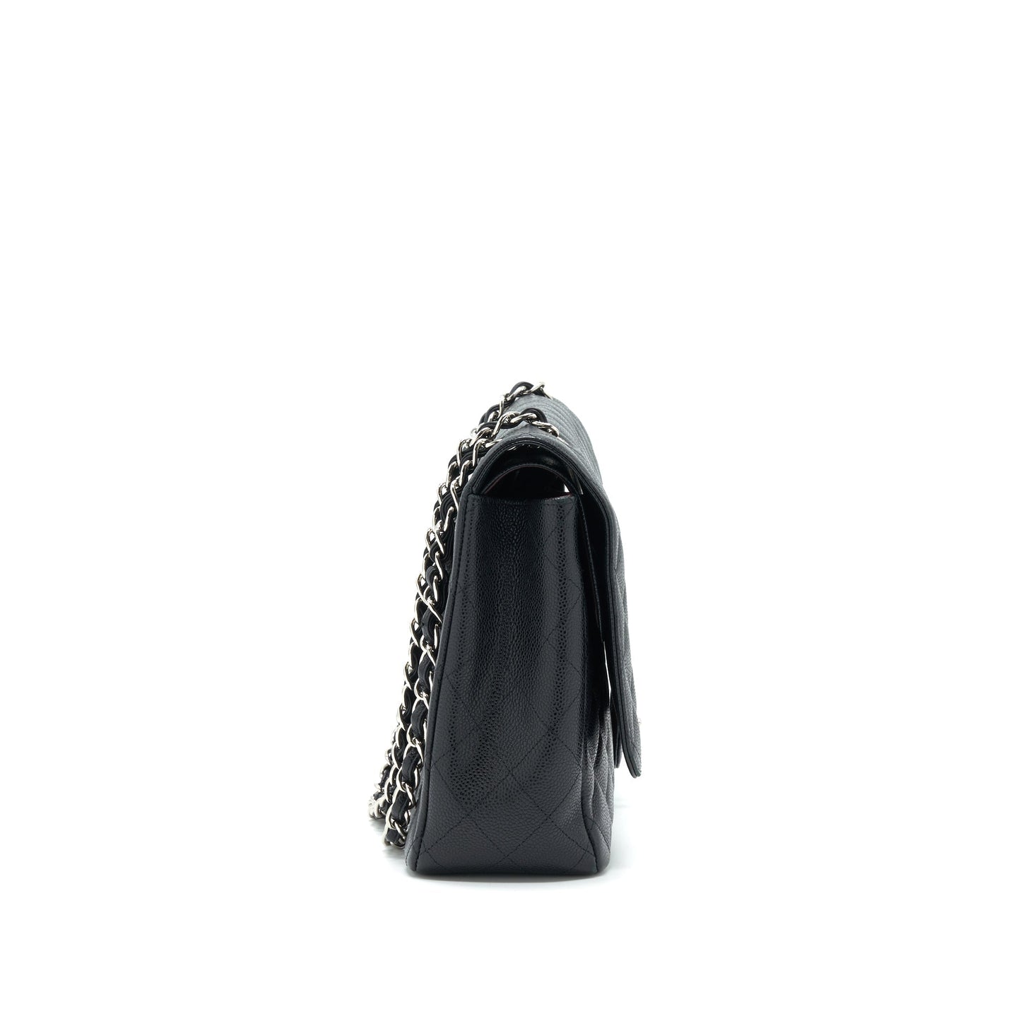 Chanel Maxi Flap Bag Caviar Black SHW