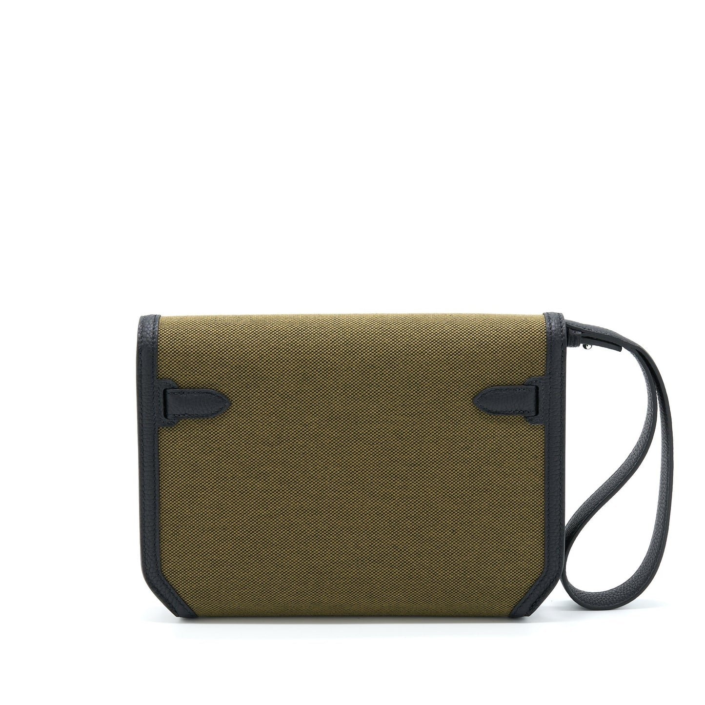 Hermes Pochette Kelly Depeches Canvas And Leather Multicolour SHW Stamp Z