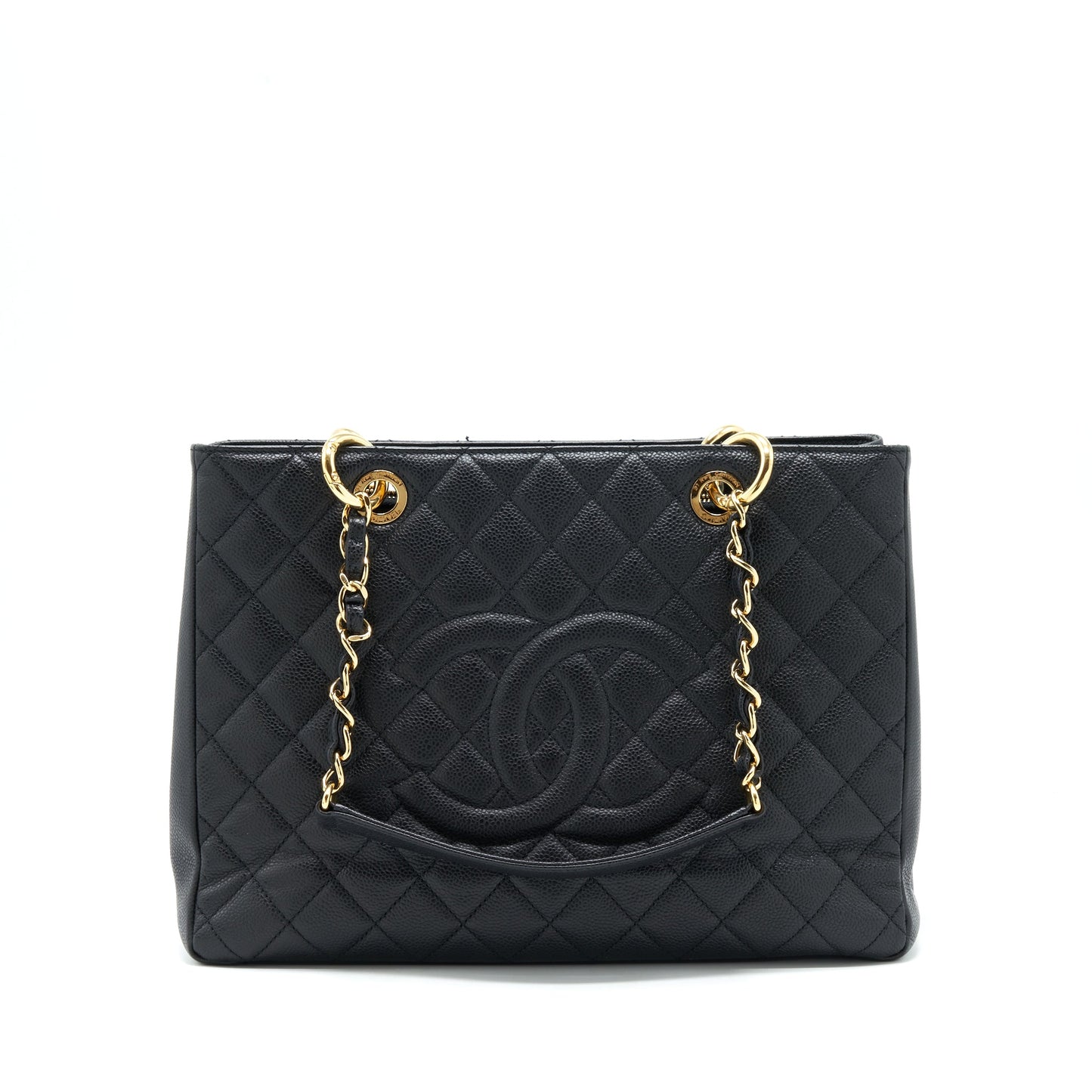 Chanel Grand Shopping Tote Bag Caviar Black GHW