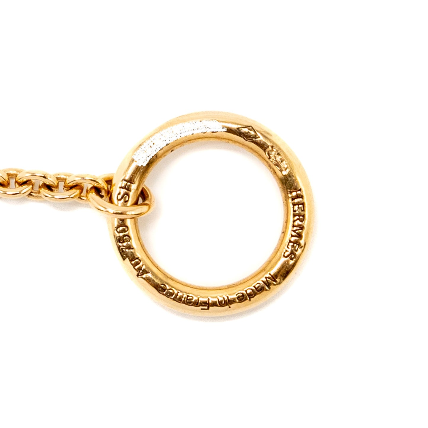 Hermes Size SH Chaine D’ancre Punk Bracelet yellow gold