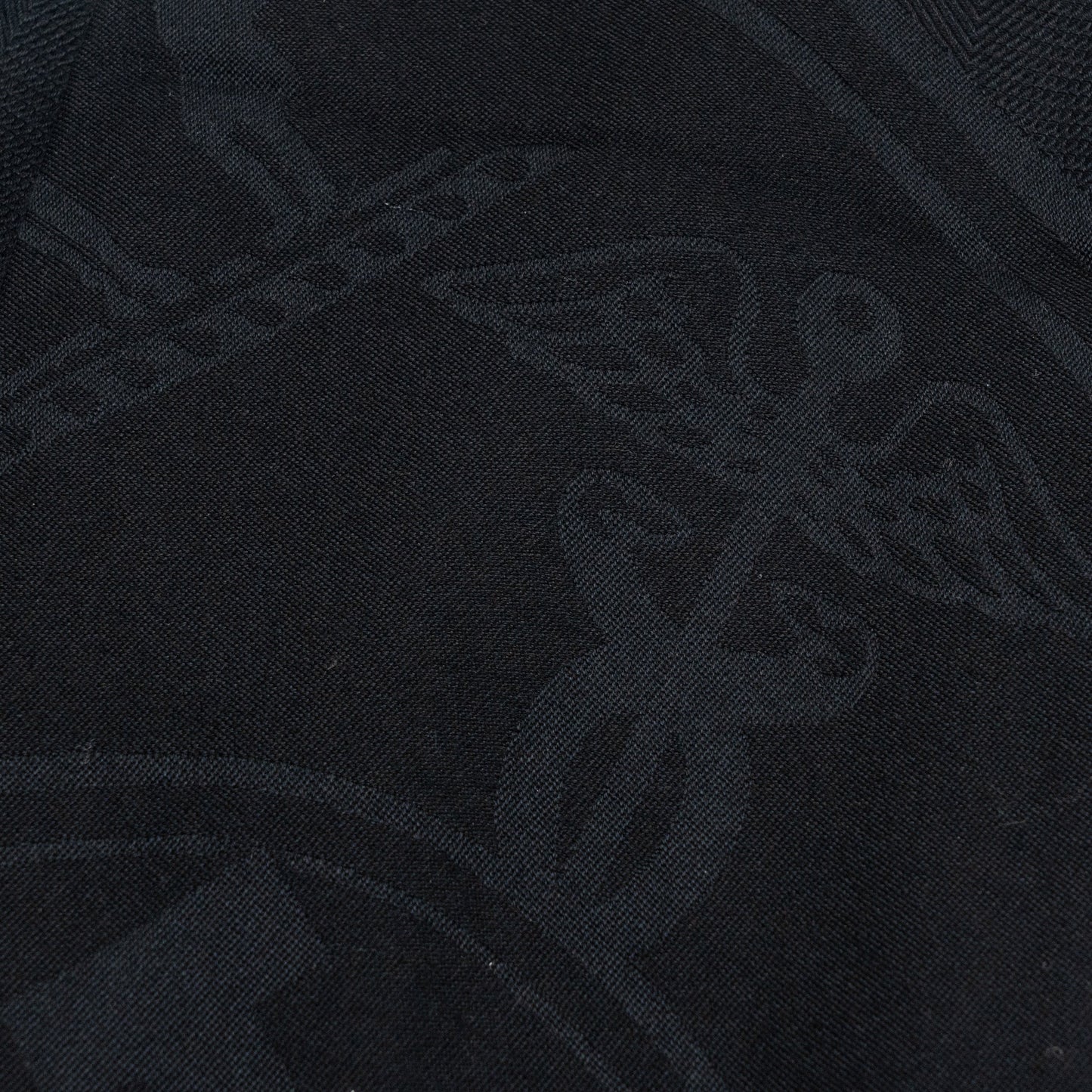 Hermes New Libris Scarf Cashmere Black
