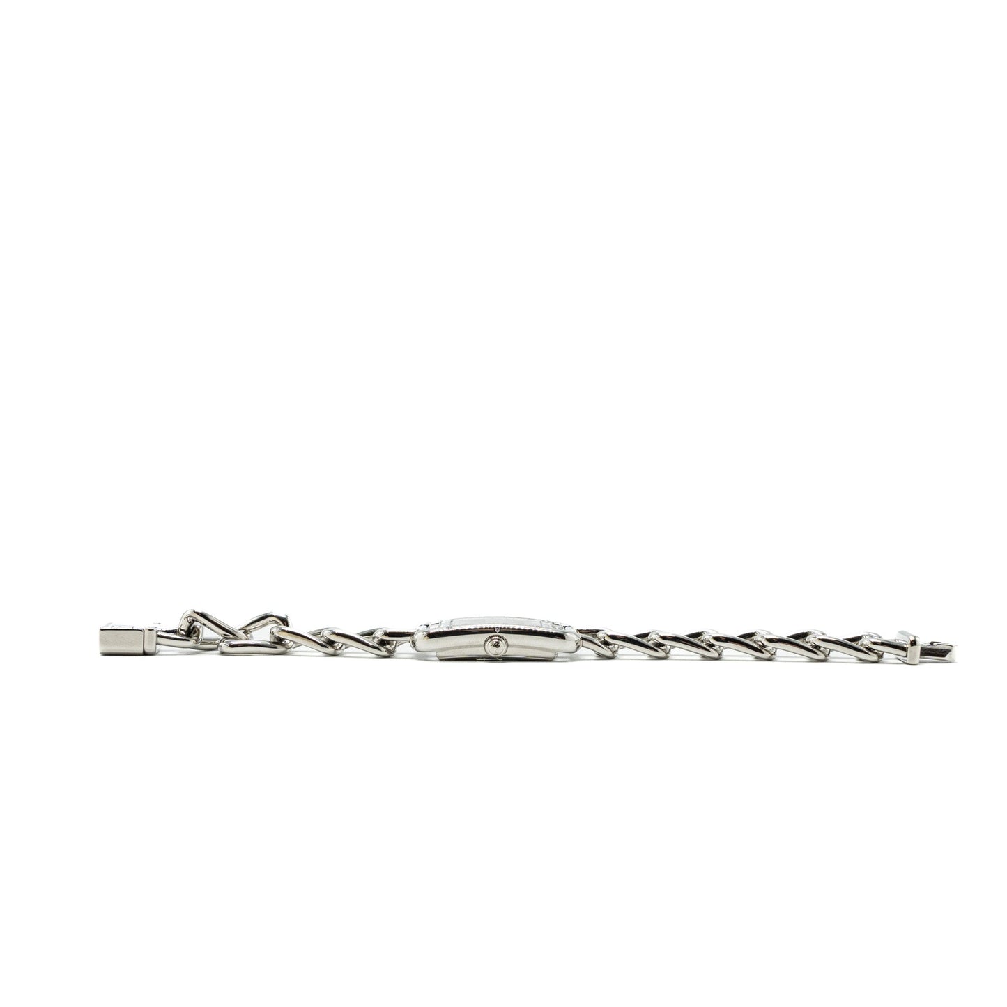 Hermes Nantucket watch 29mm steel bracelet with diamonds
