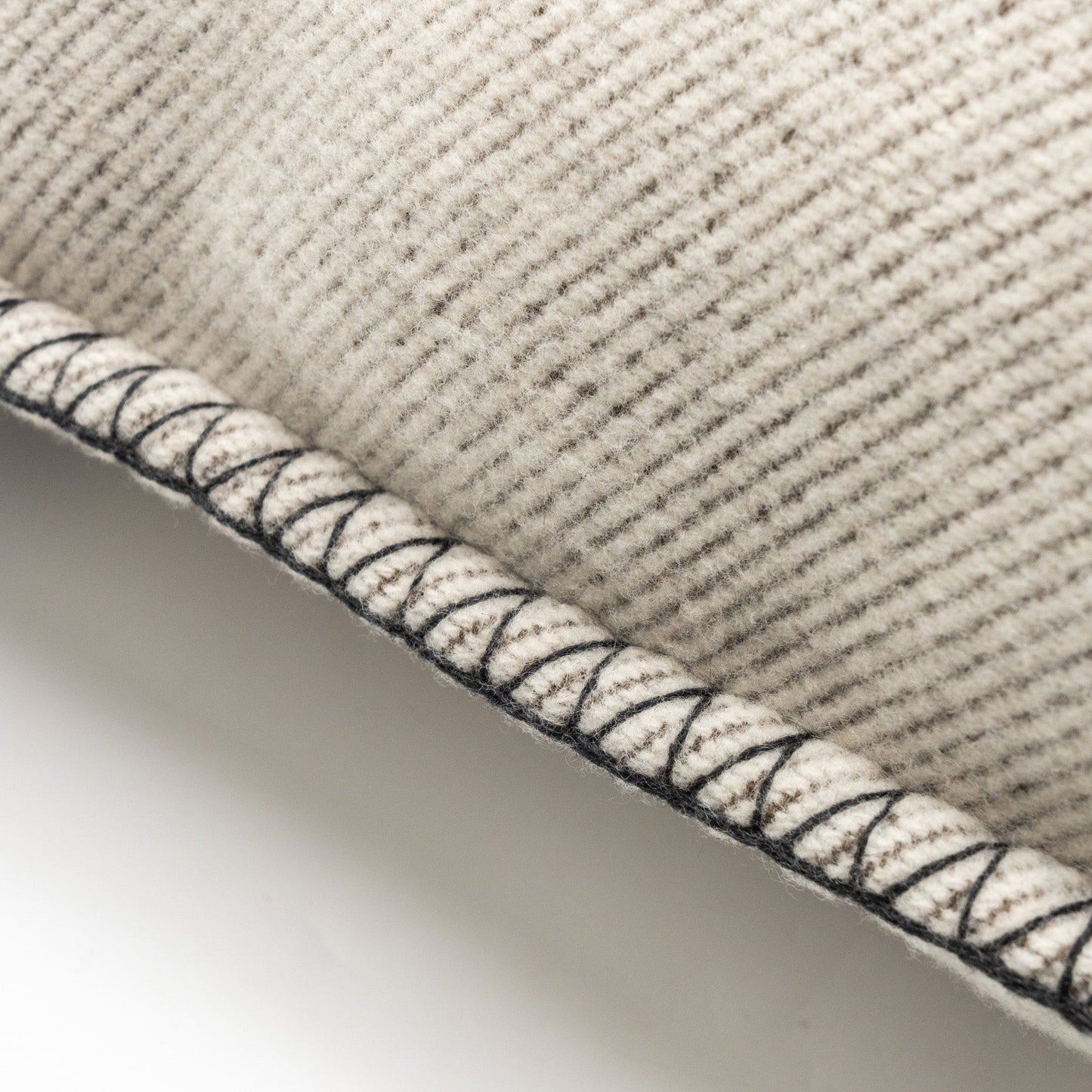 Hermes Avalon Pillow Small Model Ecru/ Gris Fonce