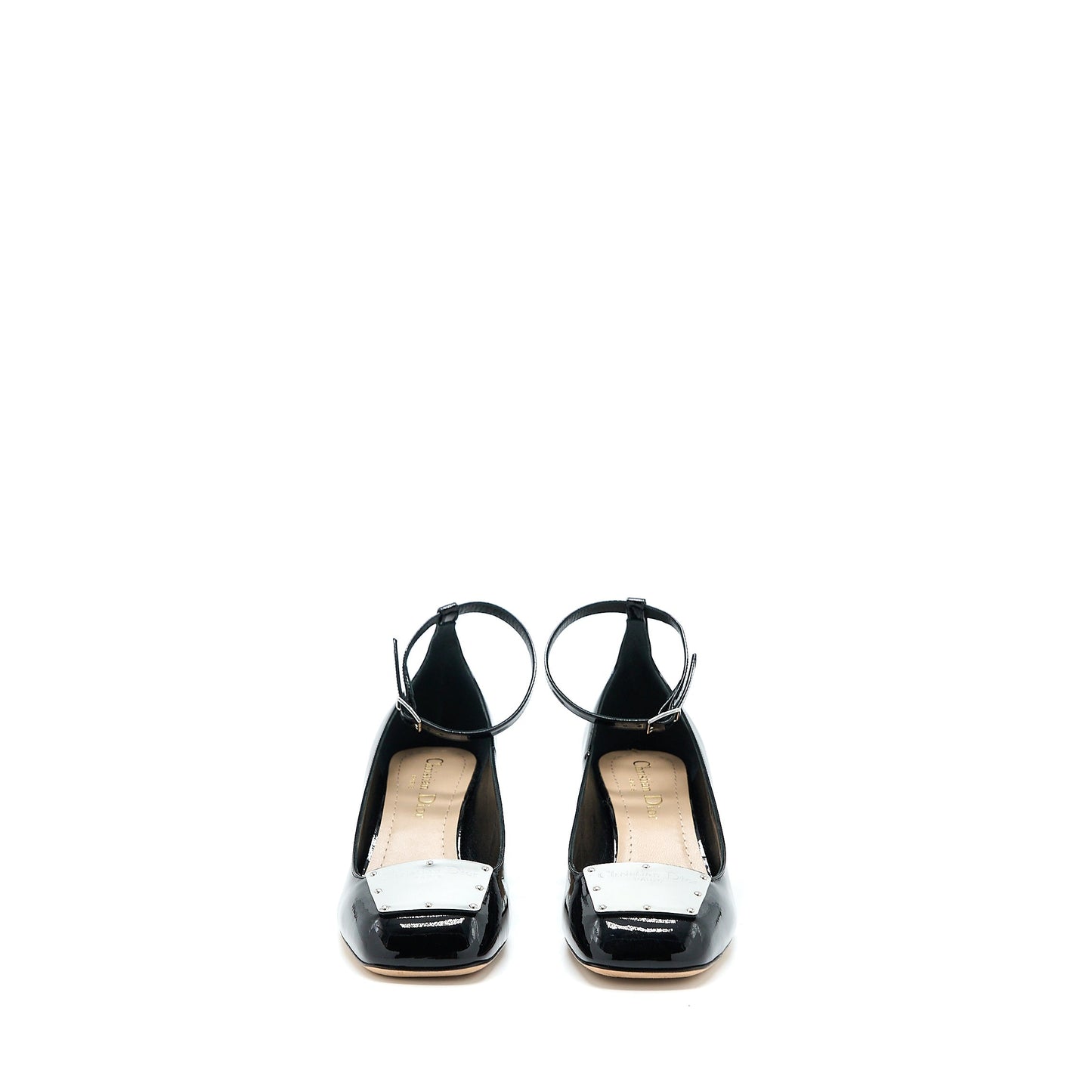 Christian Dior Size 36 Ballet Pump Patent Calfskin Black