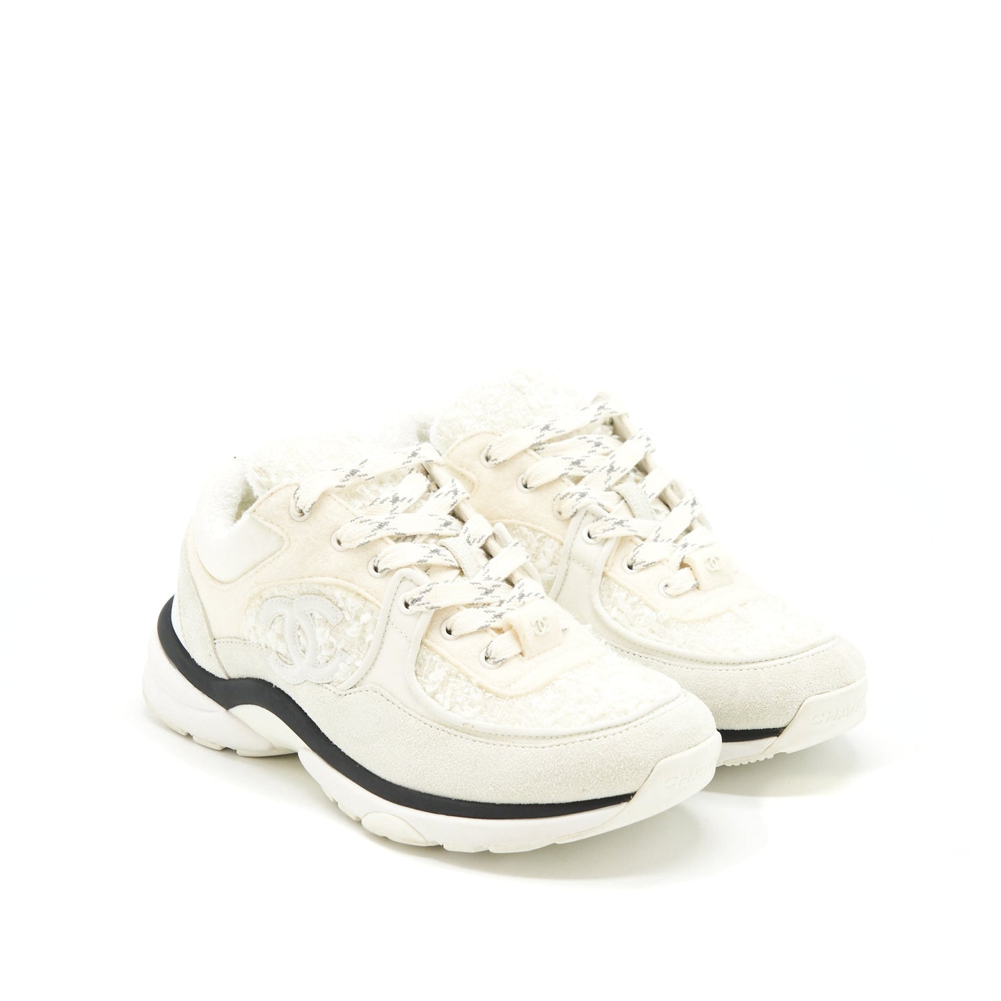 Chanel Size 35 Sneakers White (Size Run Small)