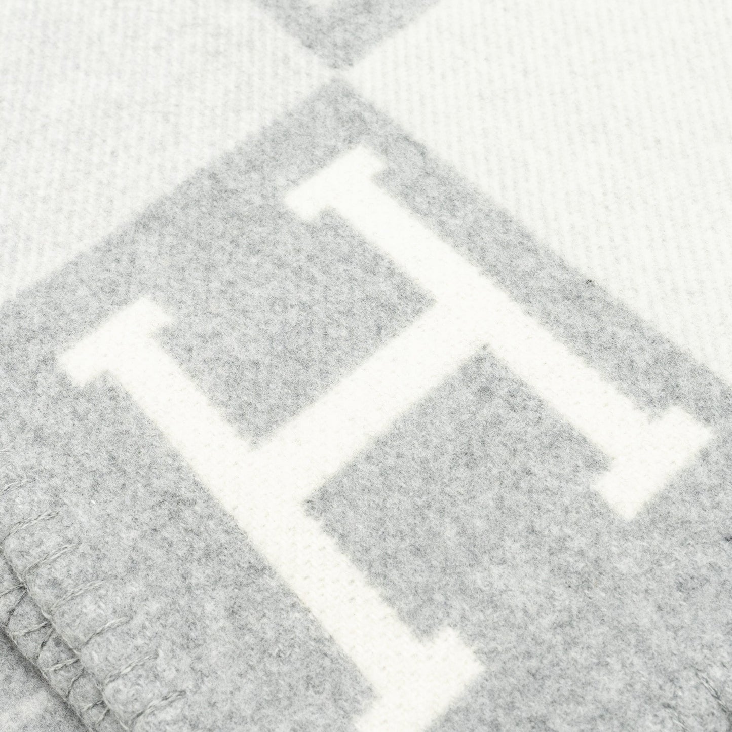 Hermes Avalon Throw blanket Gris Clair