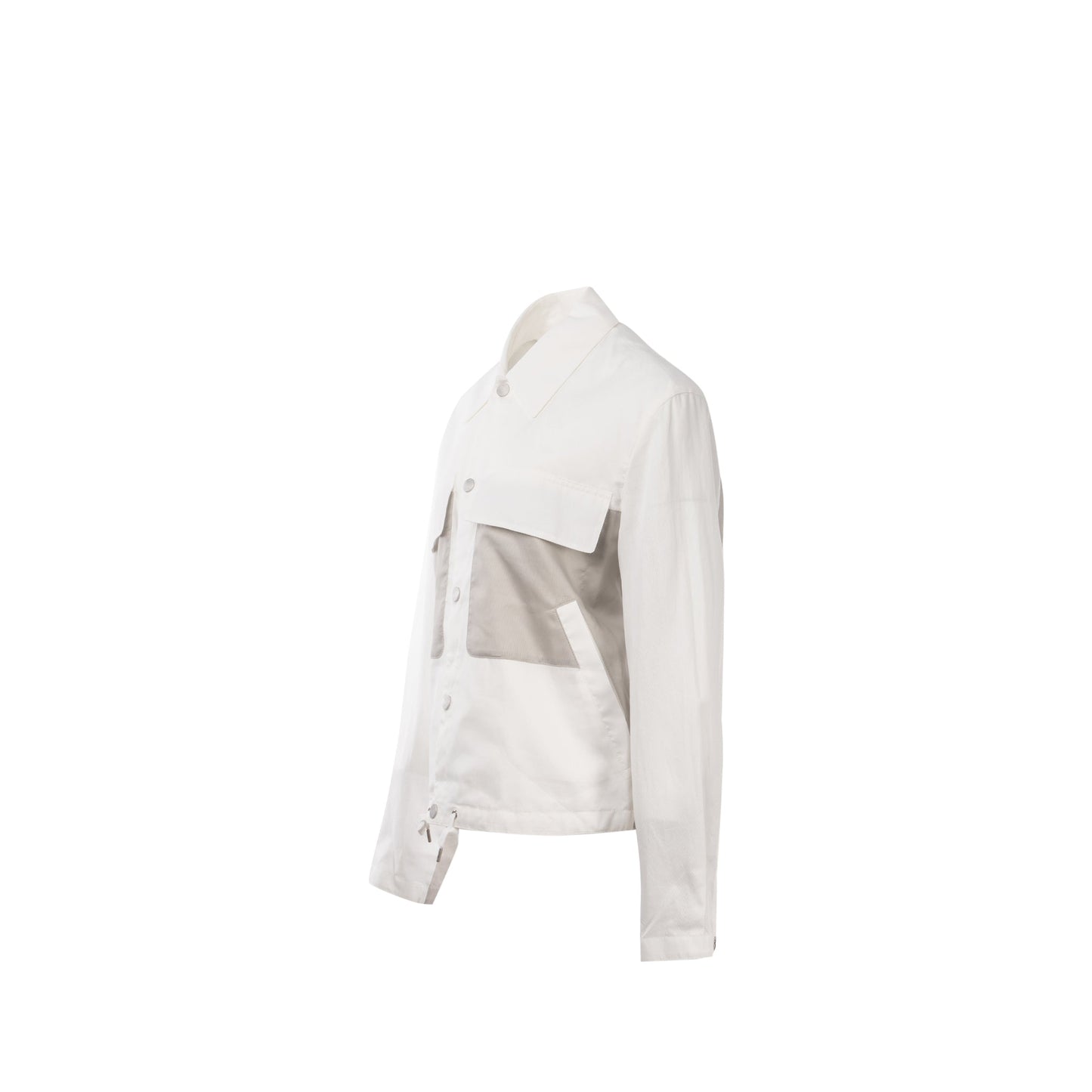 Hermes Size 44 Blouson Droit Jacket Ecume