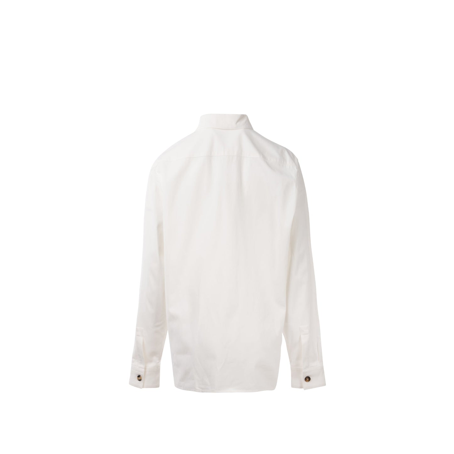 Hermes size 50 Icones Au Carre Overshirt cotton white/ multicolour