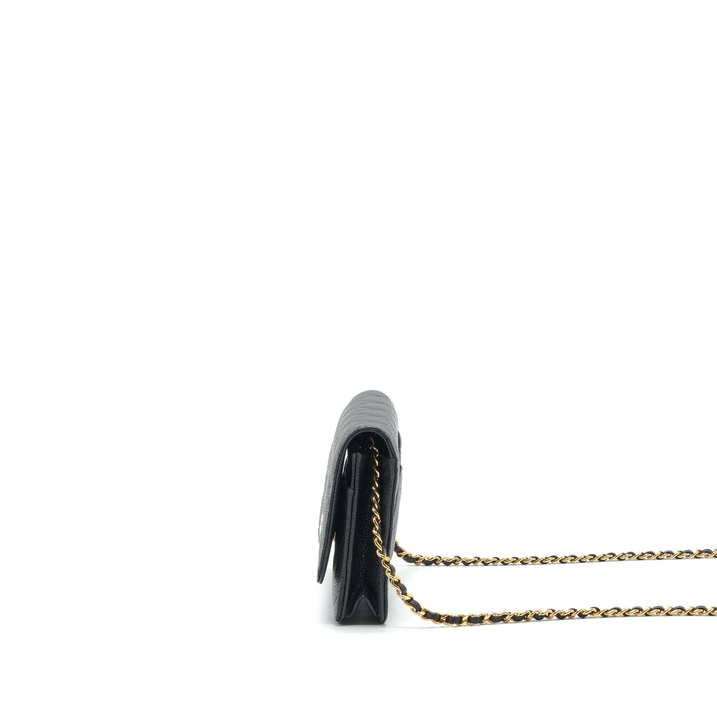 Chanel Classic Wallet On Chain Caviar Black GHW
