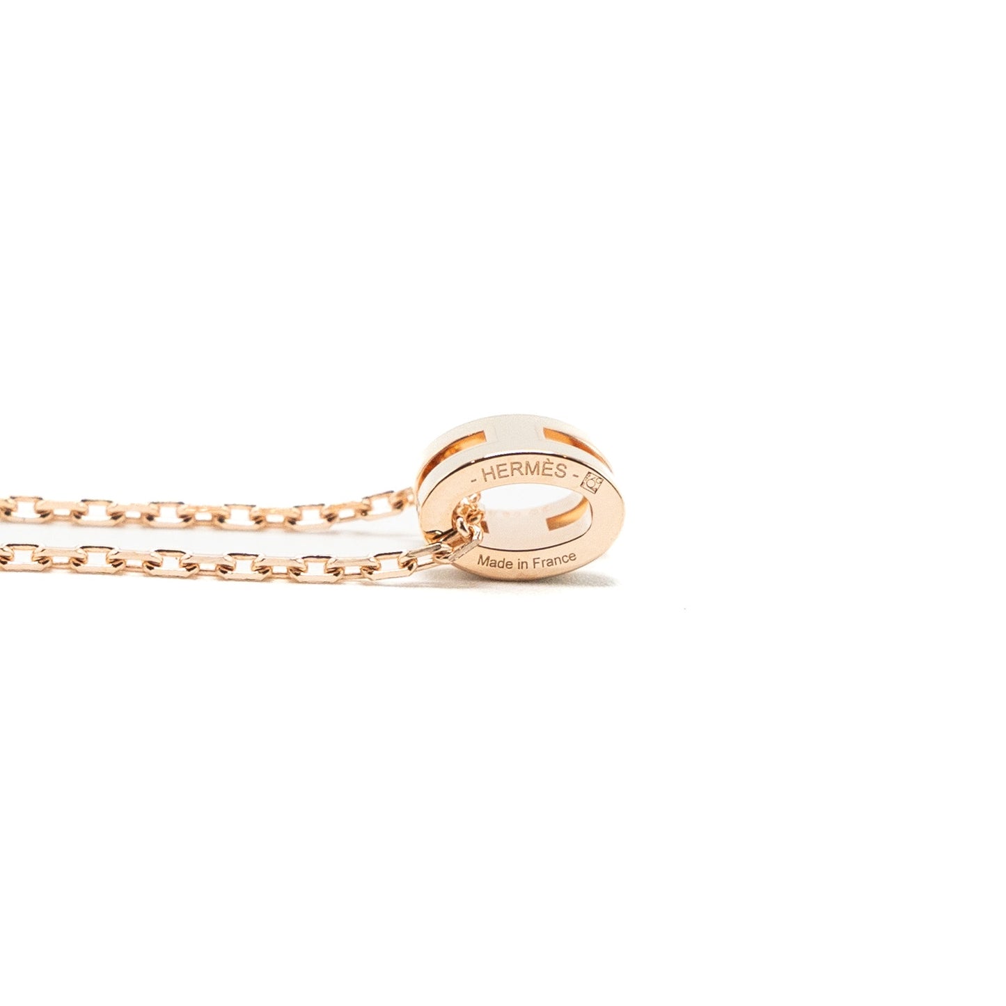 HERMES MINI POP H PENDANT MARRON GLACÉ RGHW