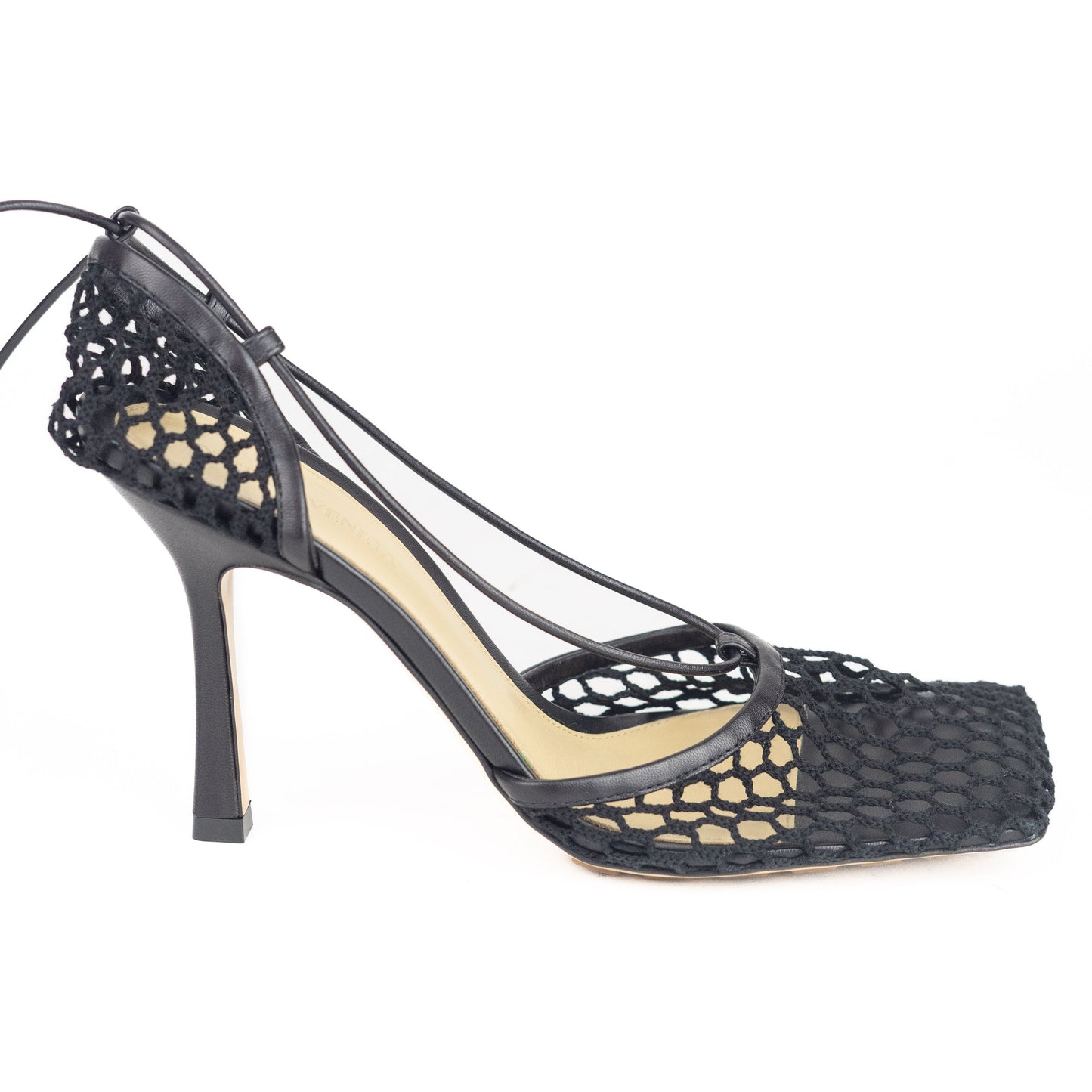 Bottega Veneta Mesh High Heel Sandal in I