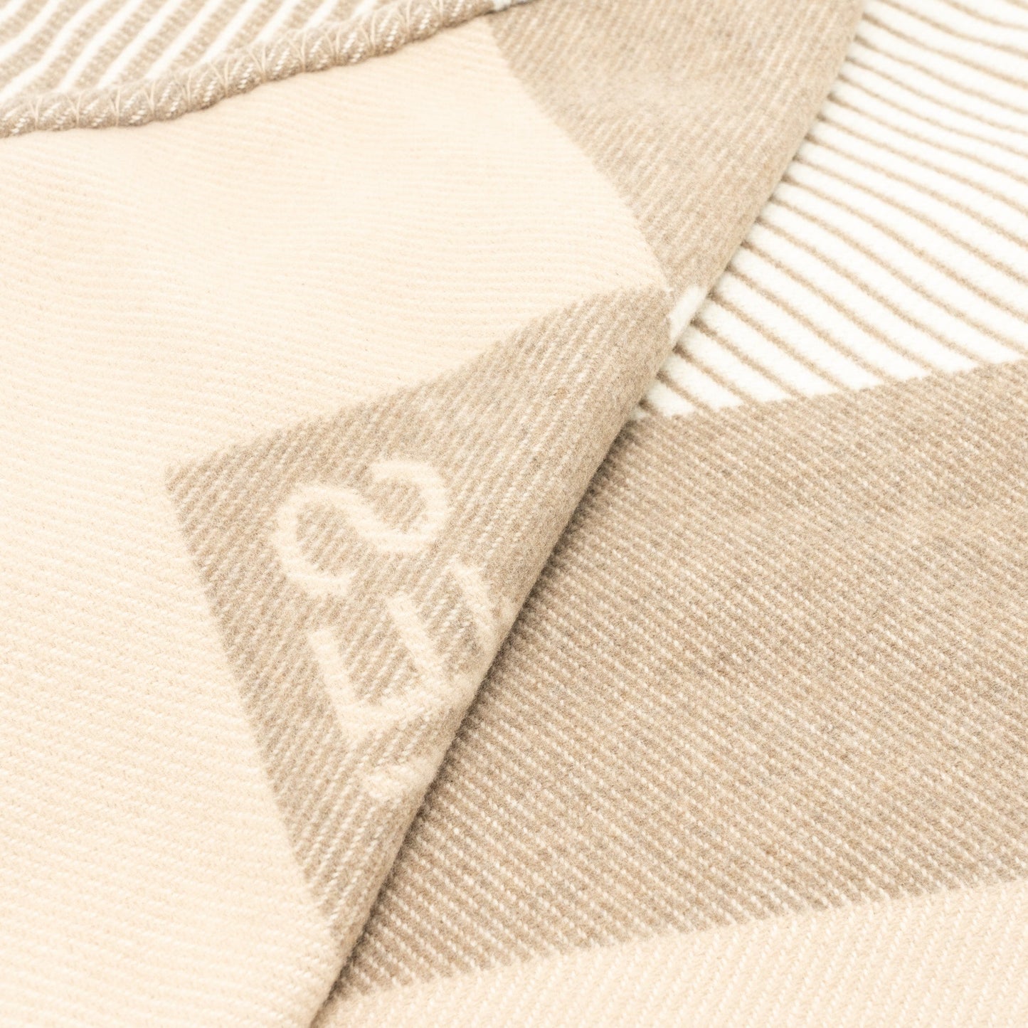 Hermes H Rivera Blanket woo/ cashmere Siegle