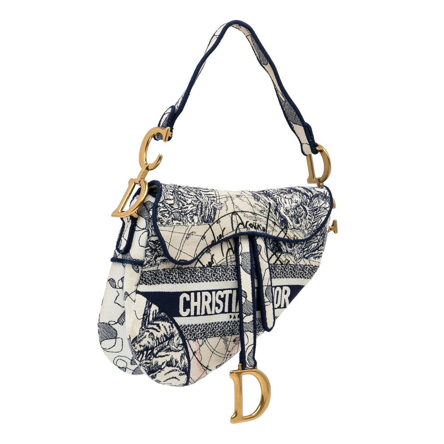 Dior Around the World Saddle Bag (SHG-Te9x45)