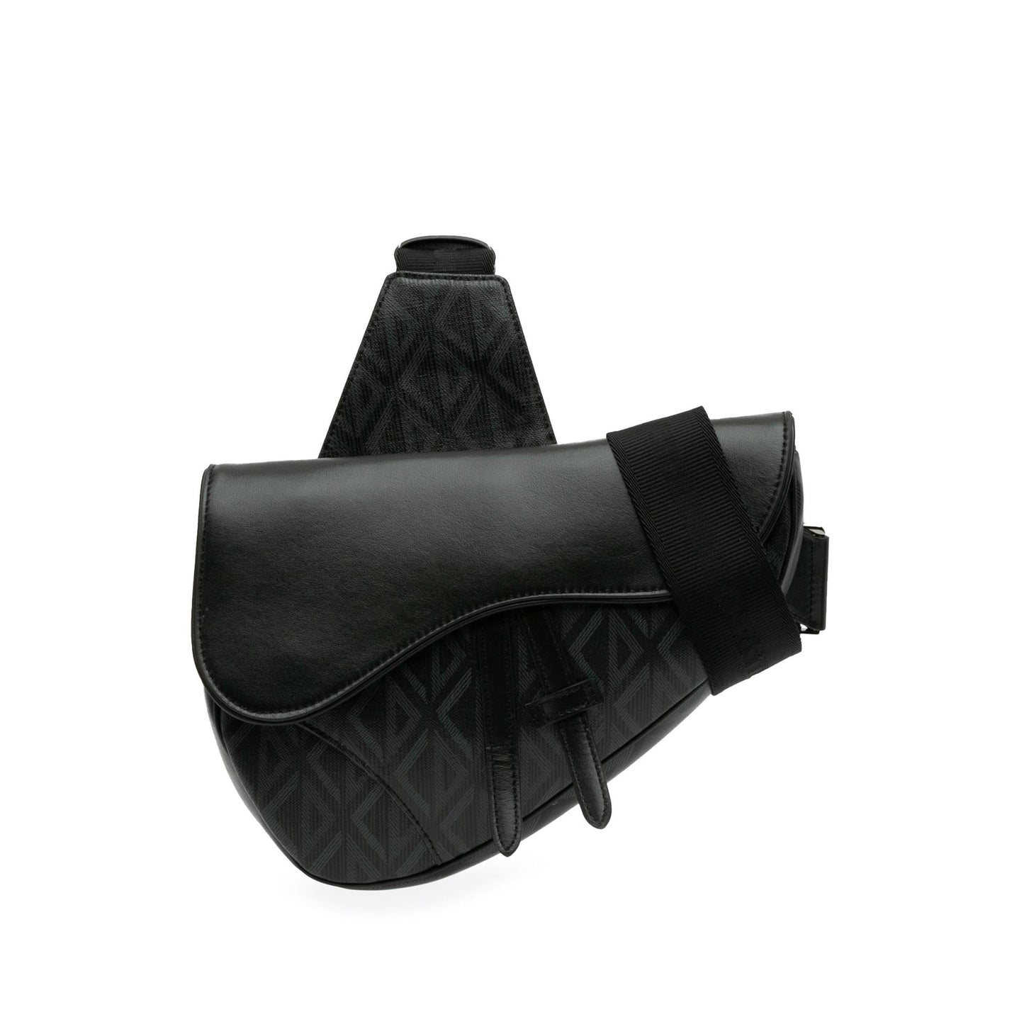 Dior CD Diamond Saddle Bag (SHG-MQmCva)