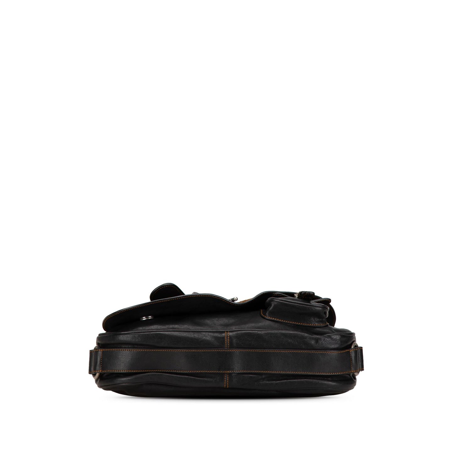 Dior Calfskin Gaucho Double Saddle Shoulder Bag (SHG-XIEEW1)