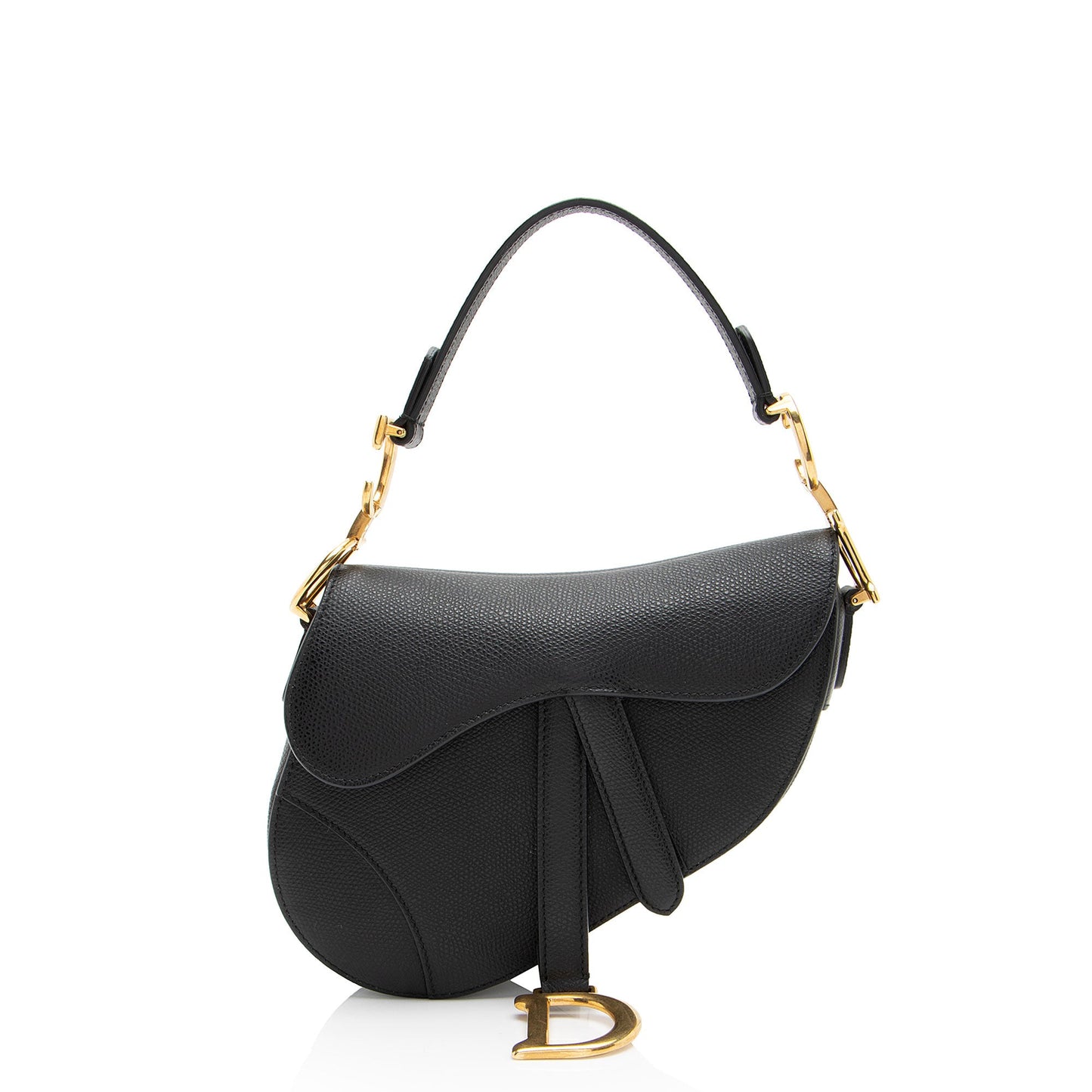 Dior Grained Calfskin Saddle Mini Bag (SHF-XGIlVK)