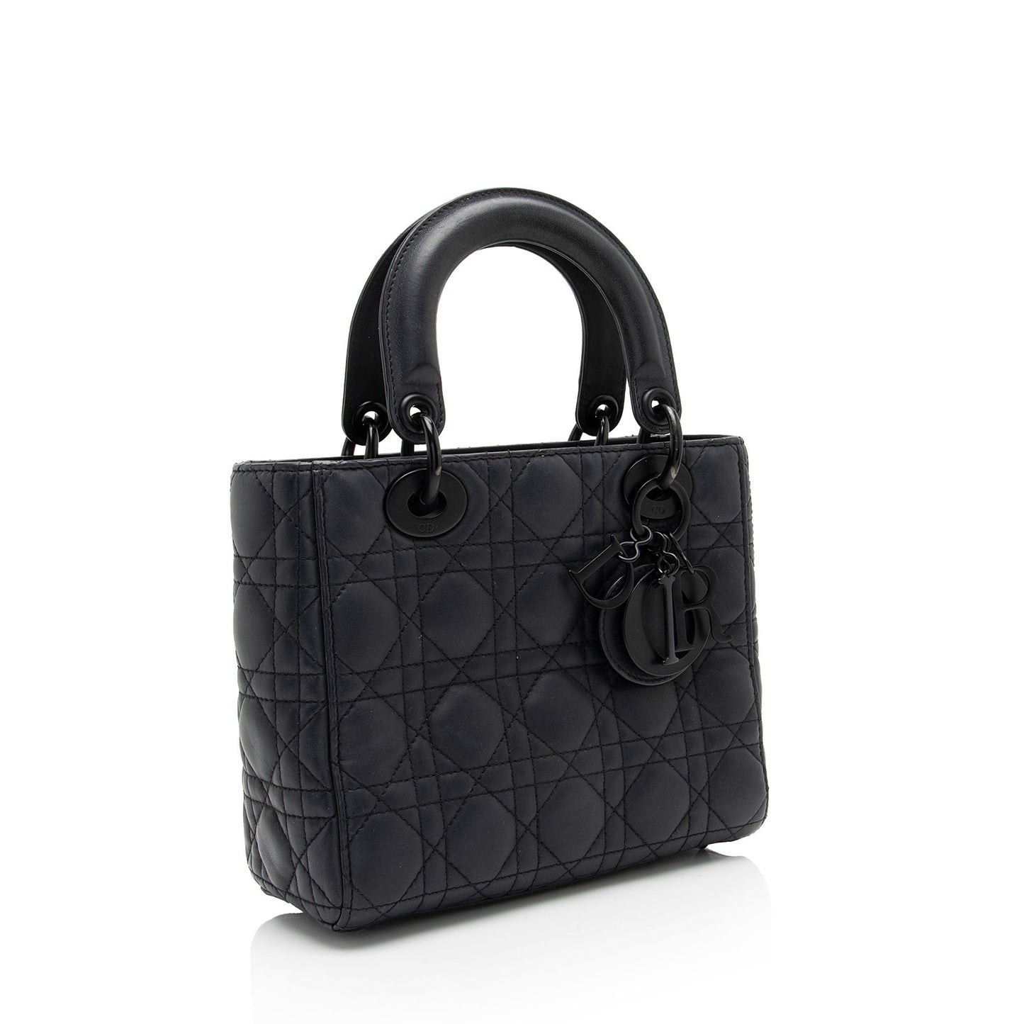Dior Calfskin Ultra Matte Lady Dior Small Tote (SHF-MCFuwA)