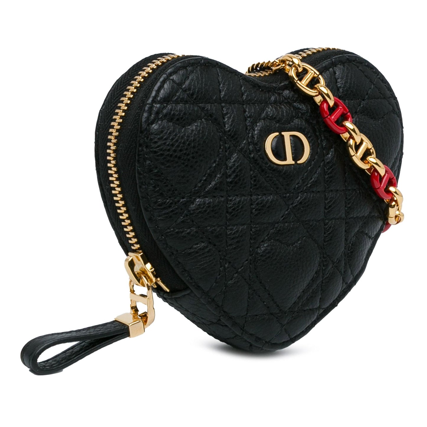 Dior DiorAmour Caro Heart Pouch with Chain (SHG-EAdnsL)