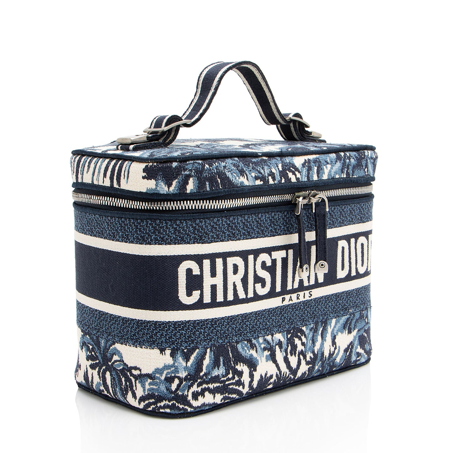 Dior Embroidered Palms Canvas Diortravel Vanity Case (SHF-UtXjlH)