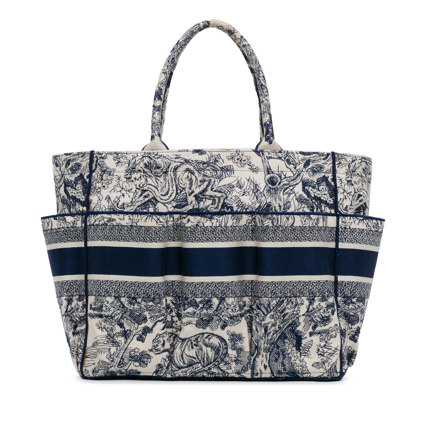 Dior Embroidered Toile De Jouy Catherine Tote (SHG-onfvYr)
