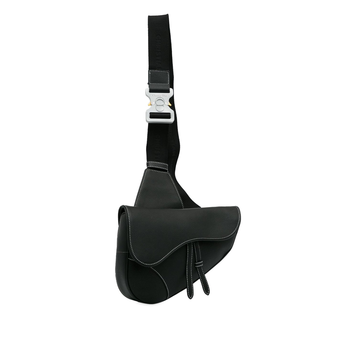 Dior Grained Leather Saddle Crossbody (SHG-rPz2TJ)