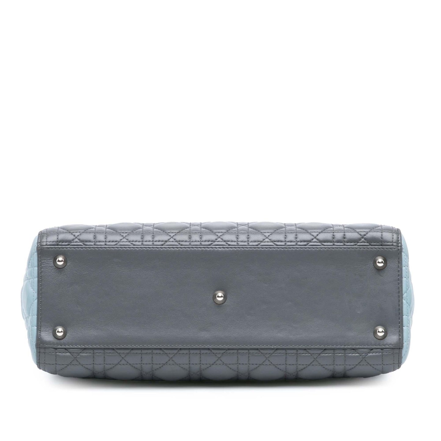 Dior Large Bicolor Lambskin Cannage Lady Dior (SHG-0AeP04)