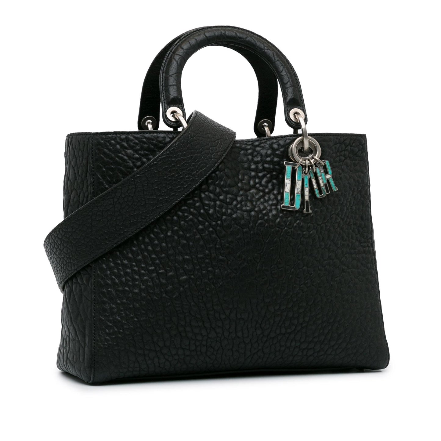 Dior Large Canyon Grained Lambskin Lady Dior (SHG-Obzds1)