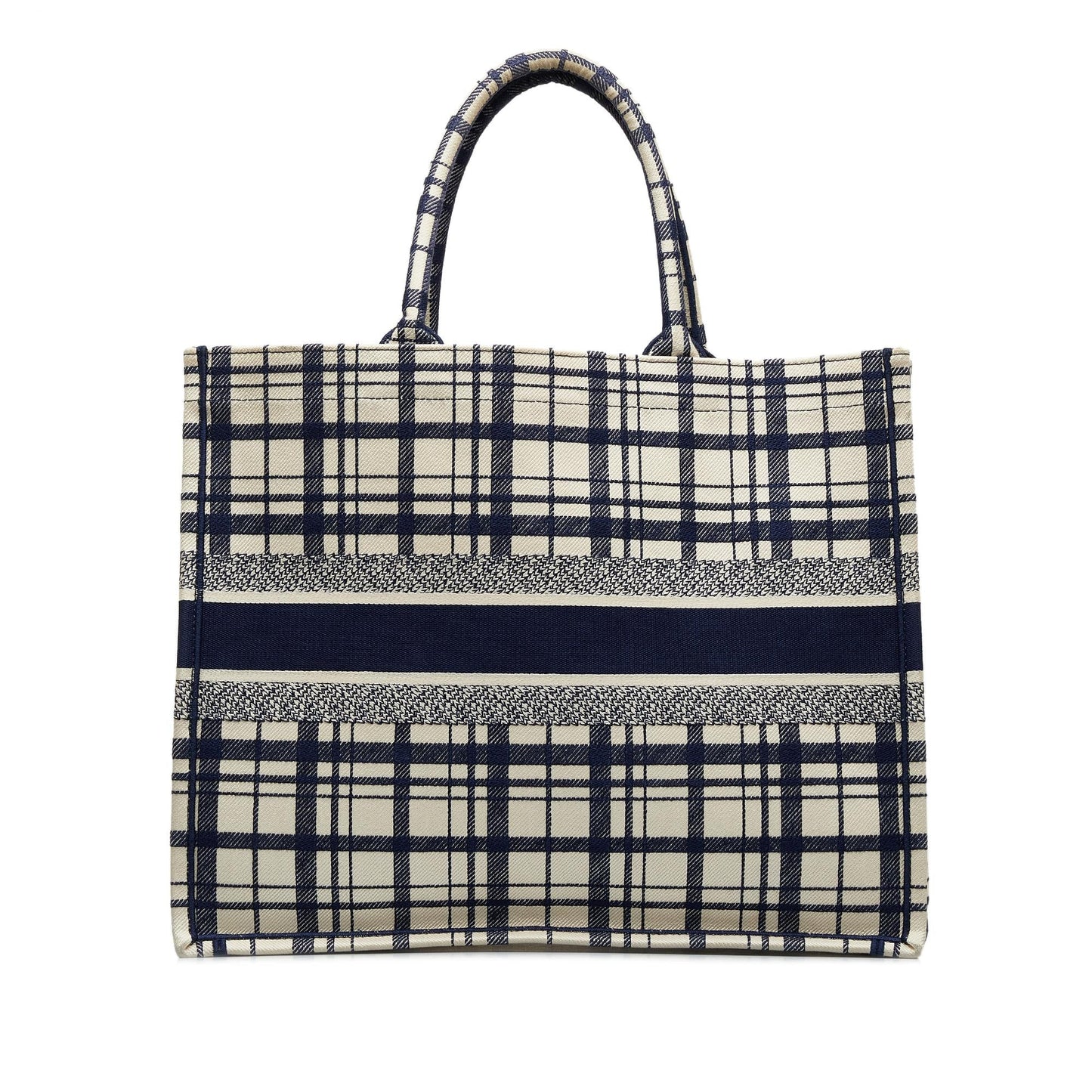 Dior Large Check n Dior Book Tote (SHG-EW40j6)