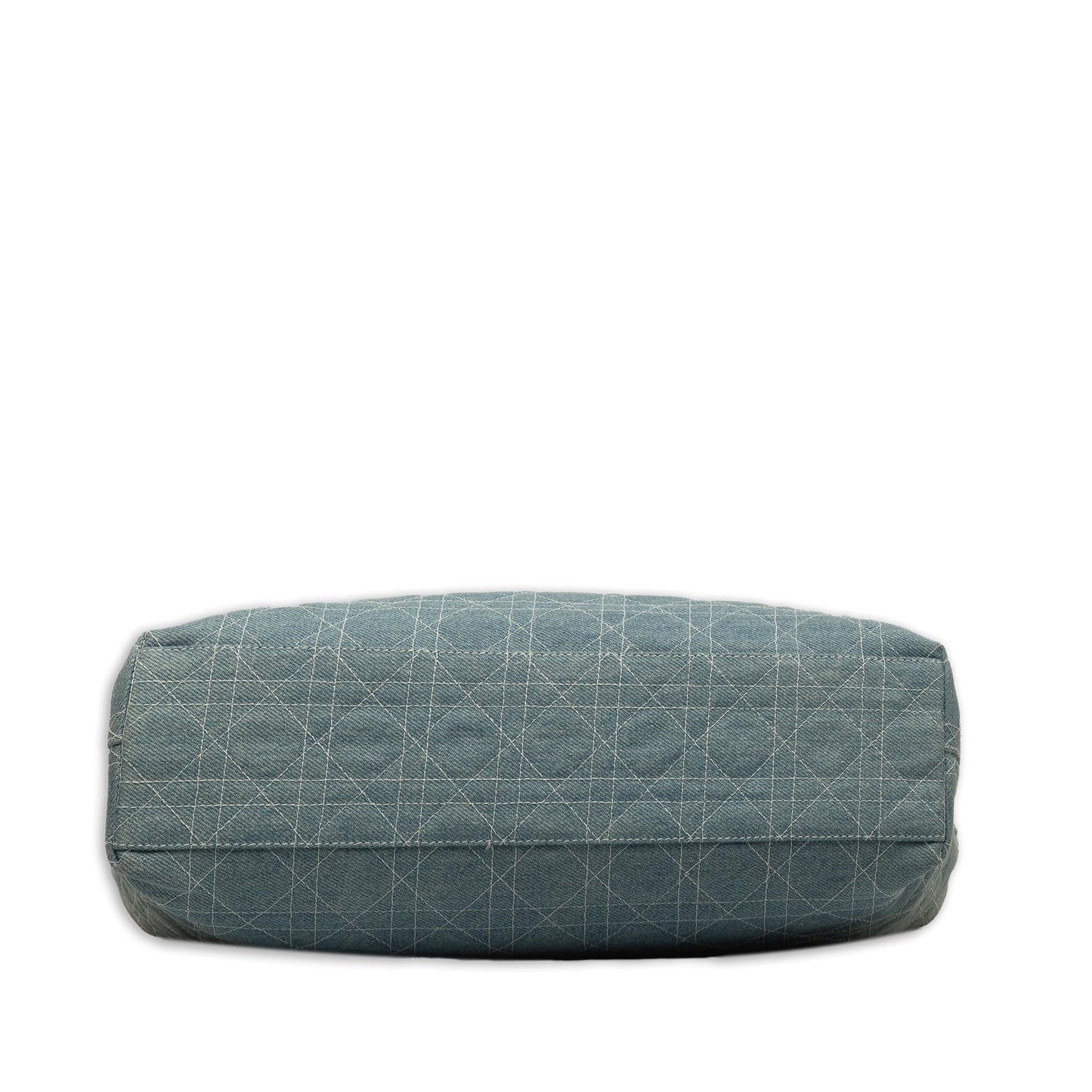 Dior Large Denim Cannage Lady Dior (SHG-9o3eR7)