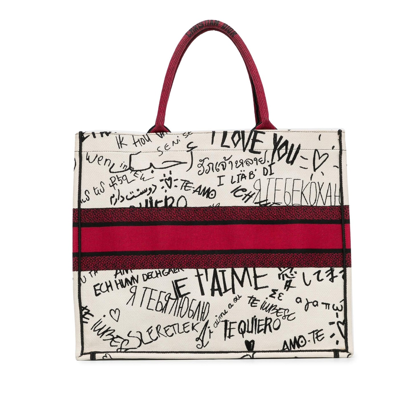 Dior Large DiorAmour Graffiti Book Tote (SHG-uD255M)