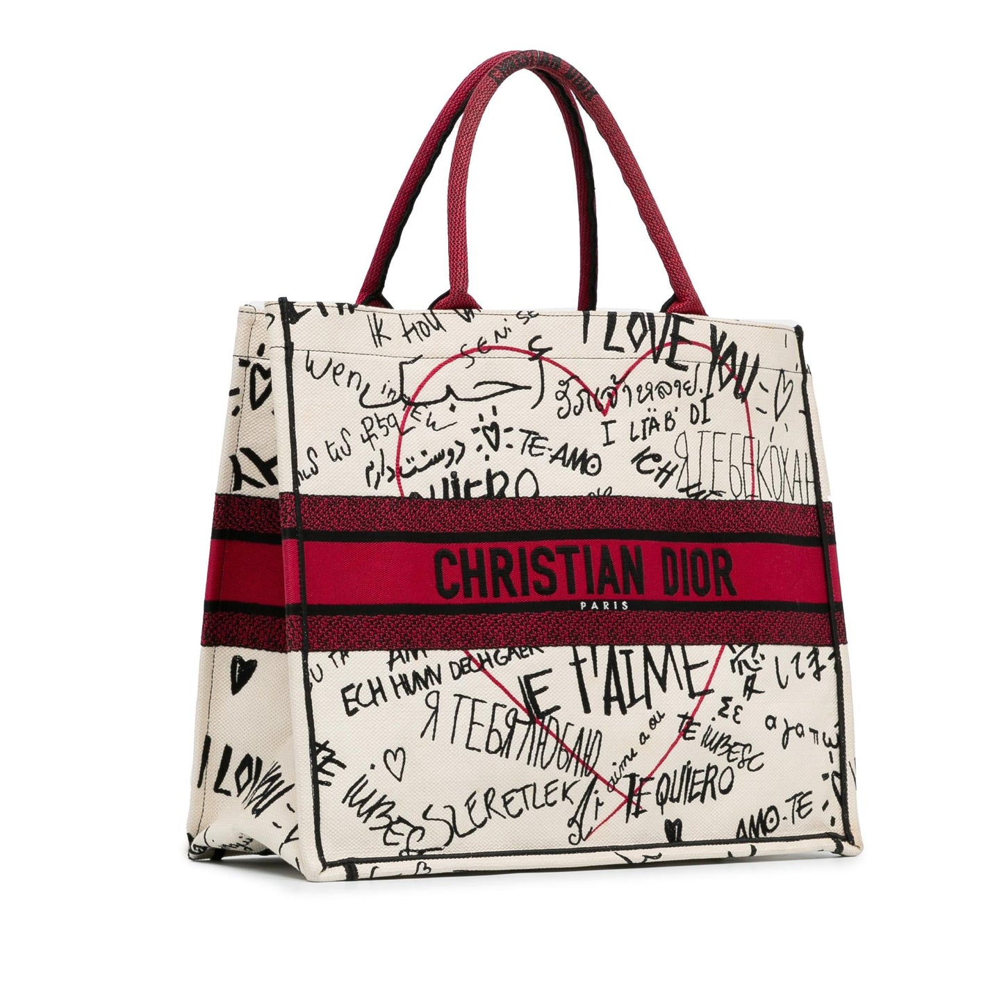 Dior Large DiorAmour Graffiti Book Tote (SHG-uD255M)