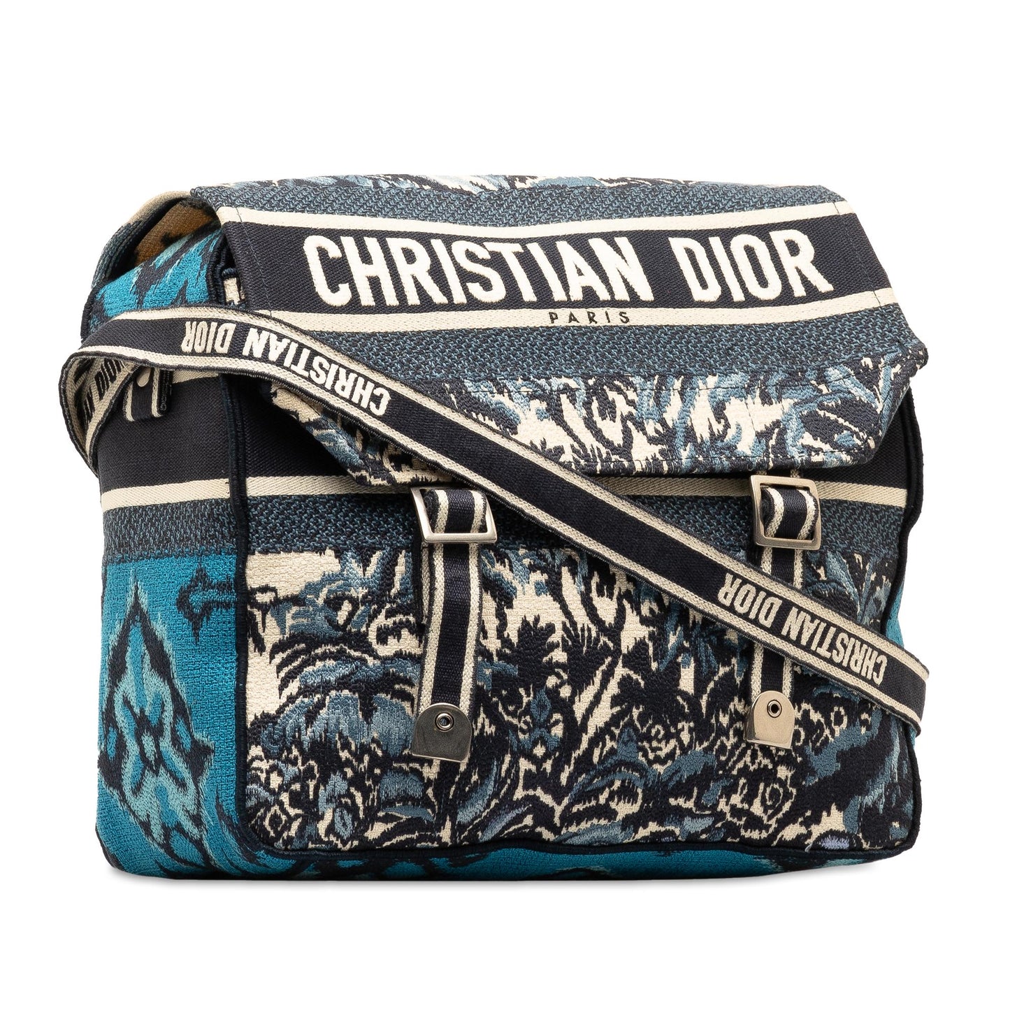 Dior Large Embroidered Palm Tree Diorcamp Messenger Bag (SHG-d6oB9l)
