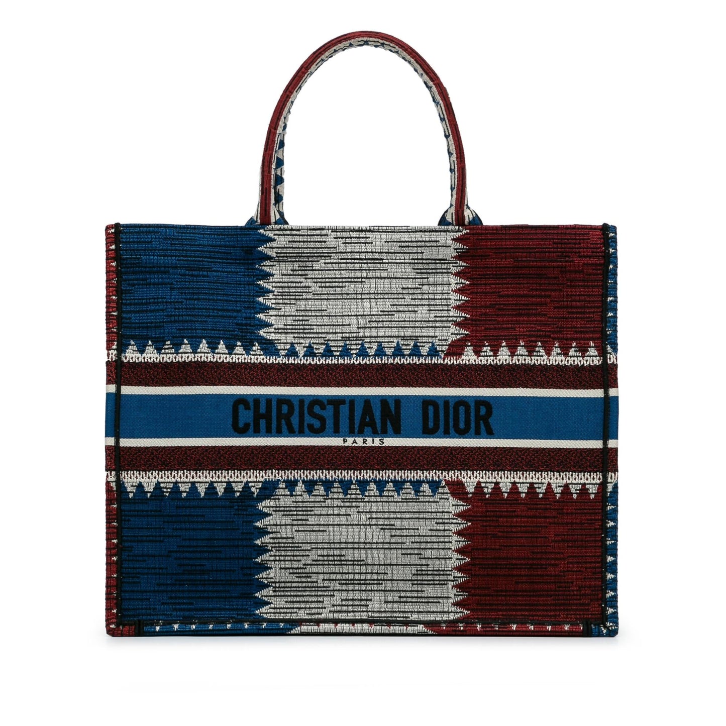 Dior Large French Flag Book Tote (SHG-aGKDvj)