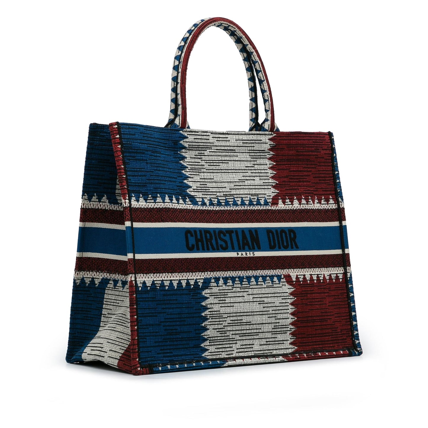 Dior Large French Flag Book Tote (SHG-aGKDvj)